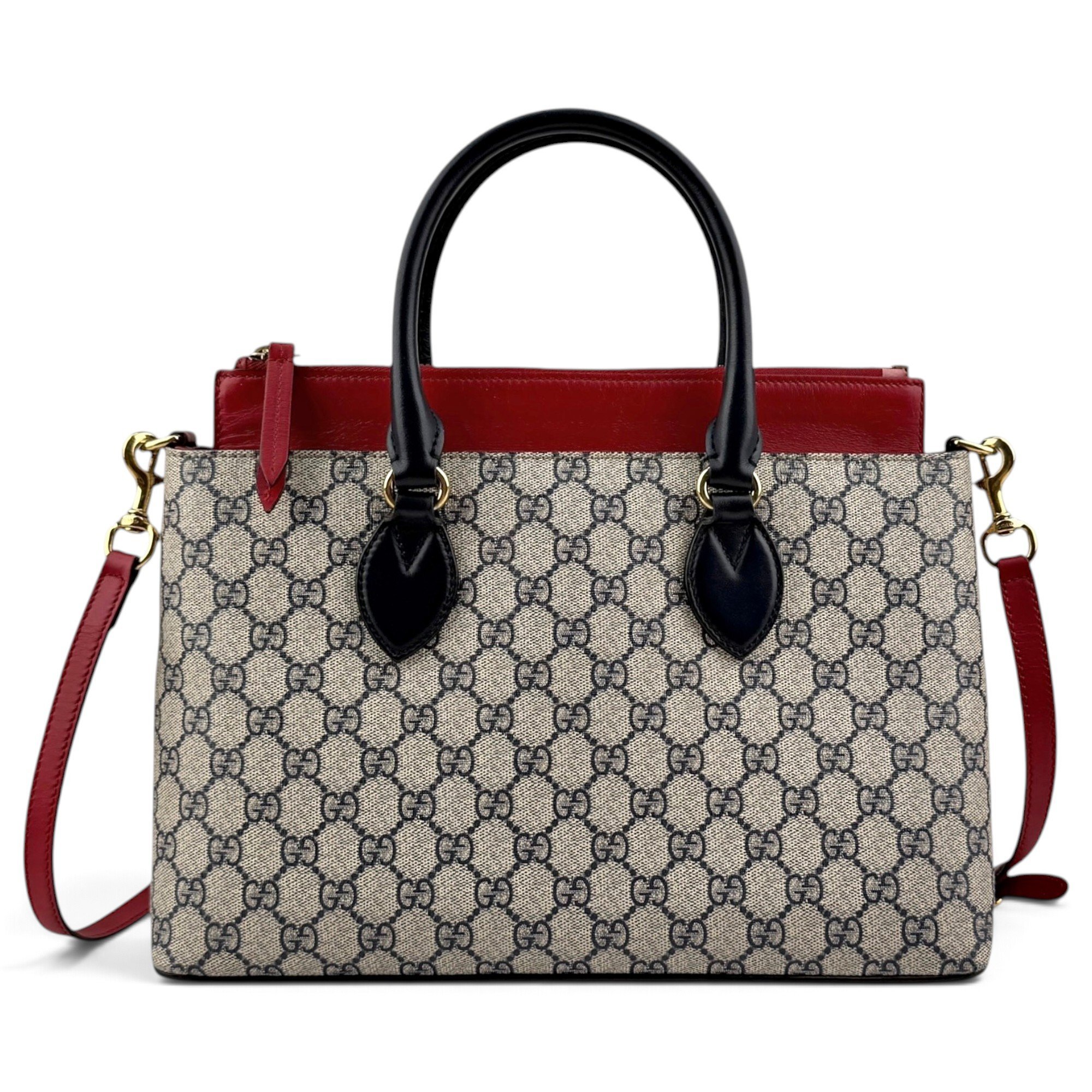Ophidia GG Supreme leather handbag