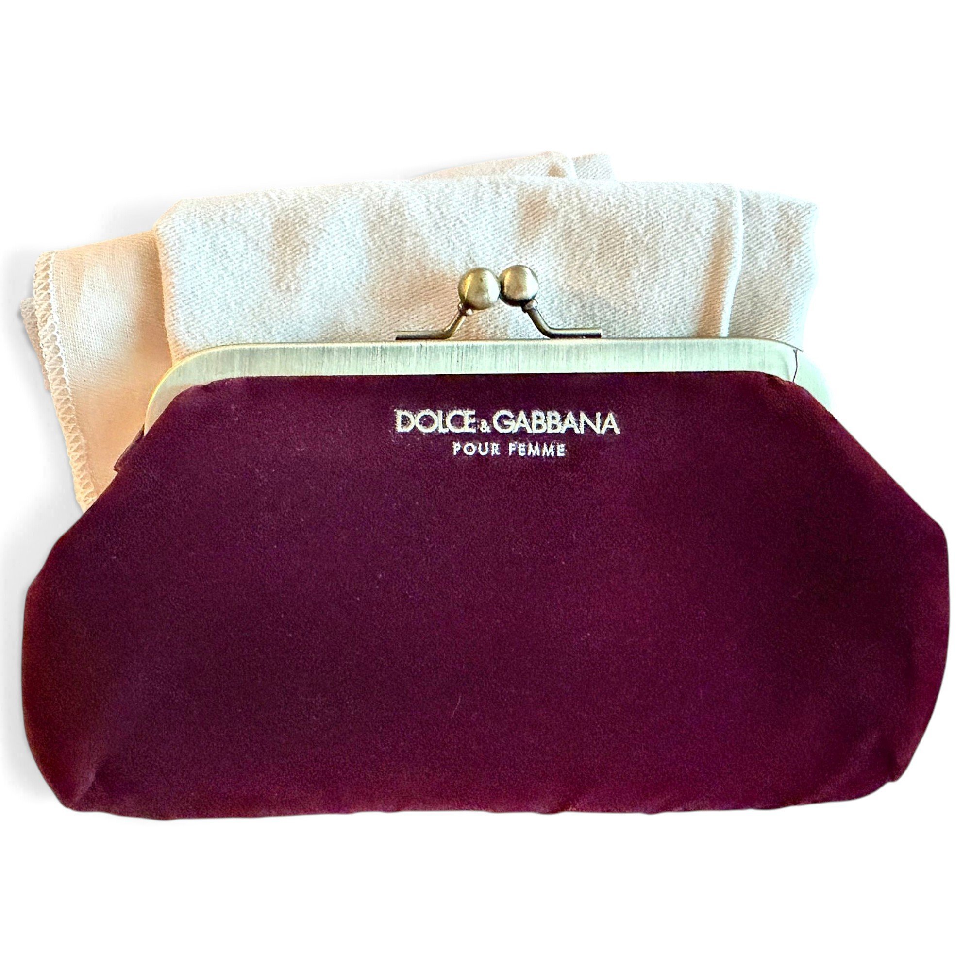 Dolce & Gabbana Velvet clutch bag