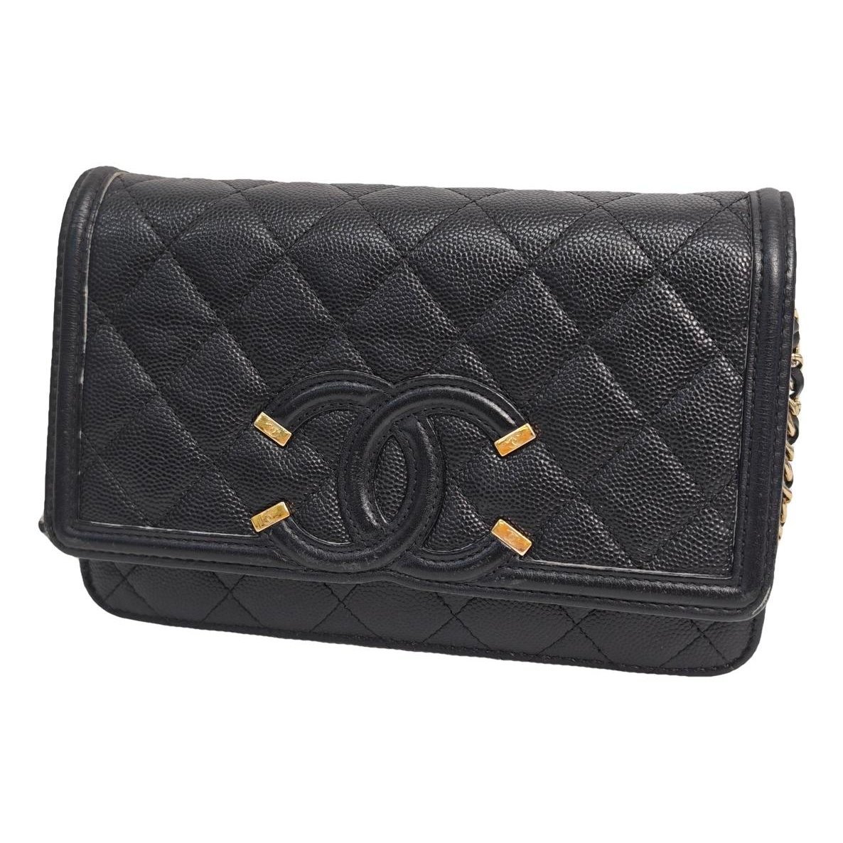CC Filigree leather crossbody bag