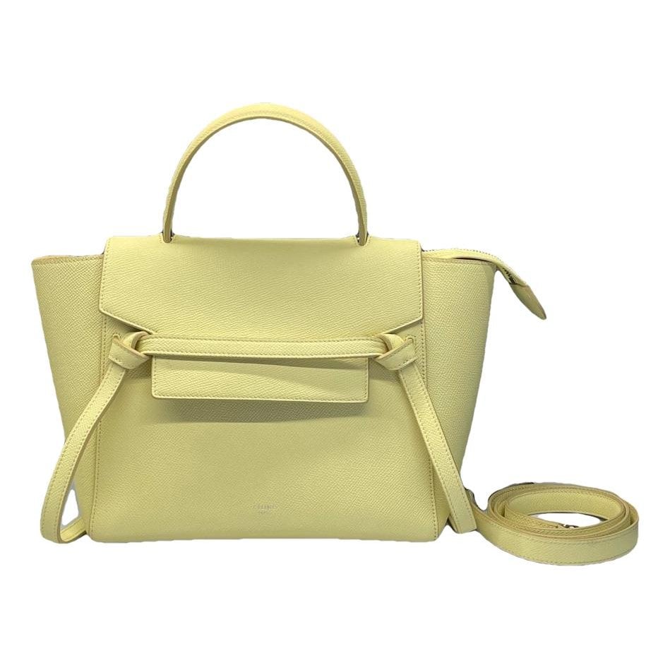 Belt leather handbag