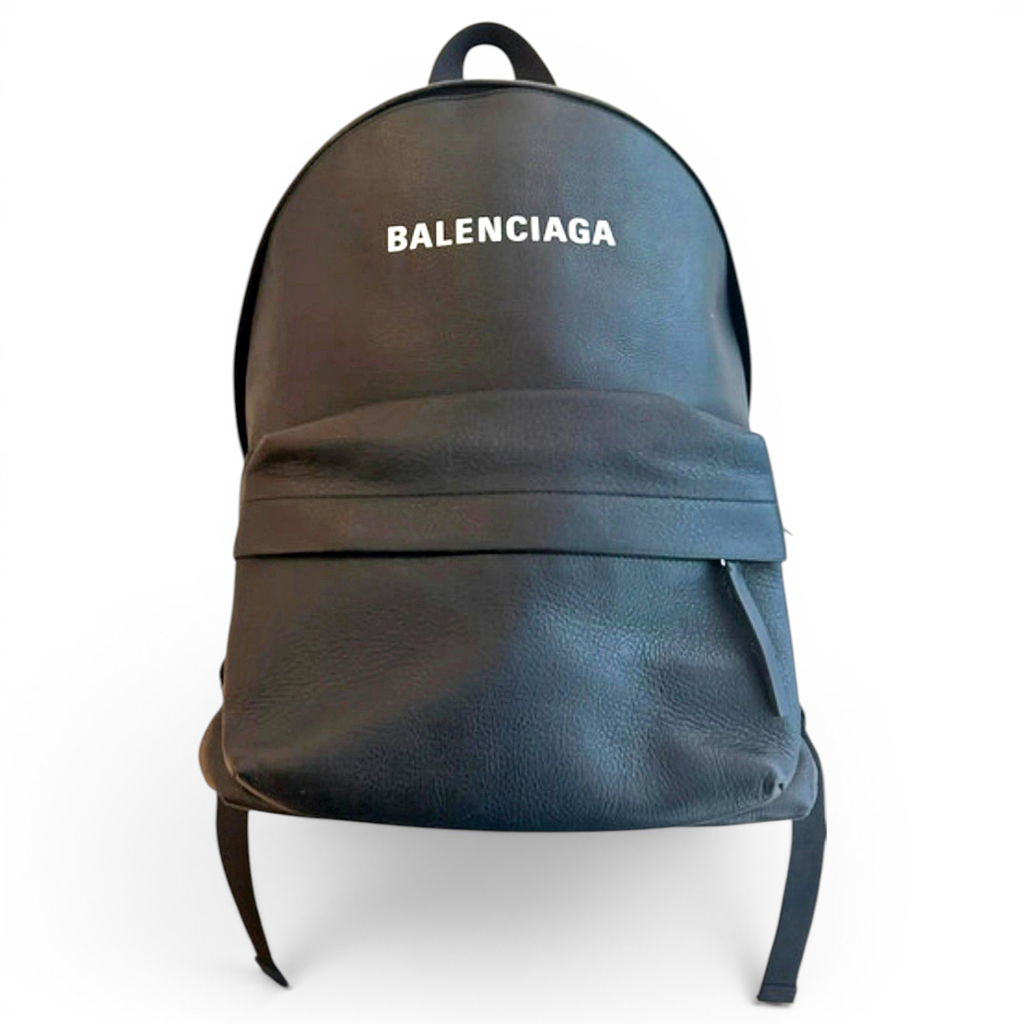 Leather backpack