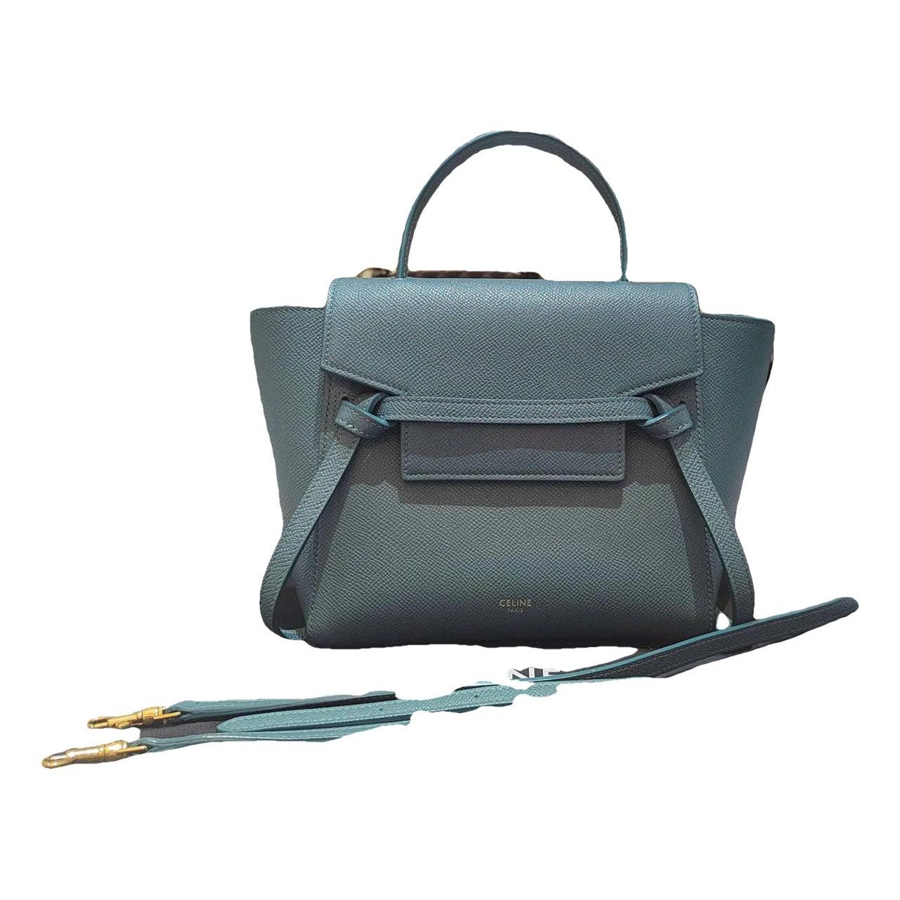 Nano Luggage leather crossbody bag