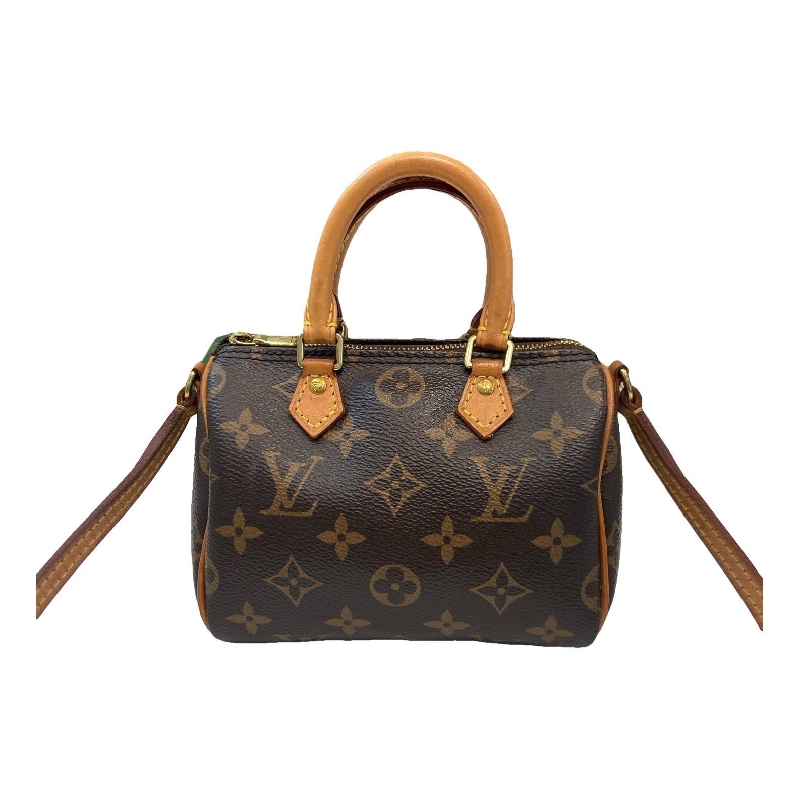 Nano Speedy / Mini HL leather handbag