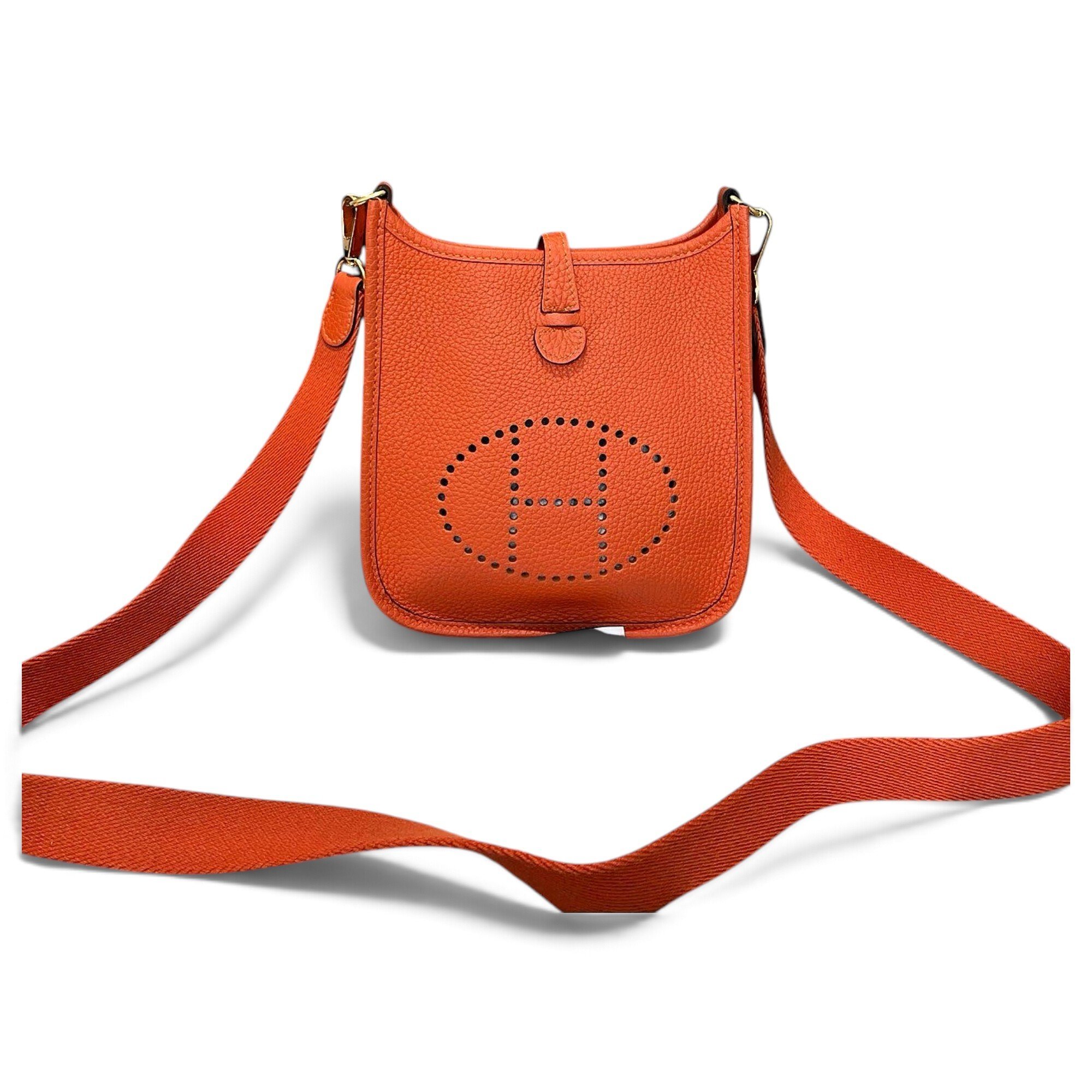 Evelyne leather handbag