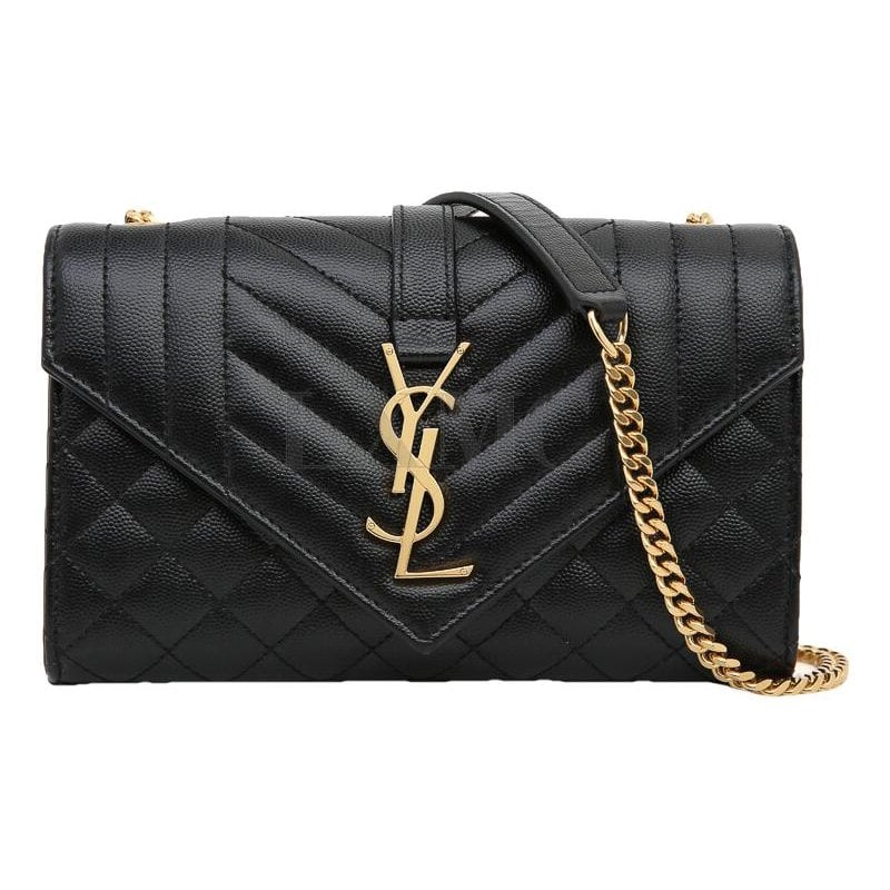 Envelope leather crossbody bag