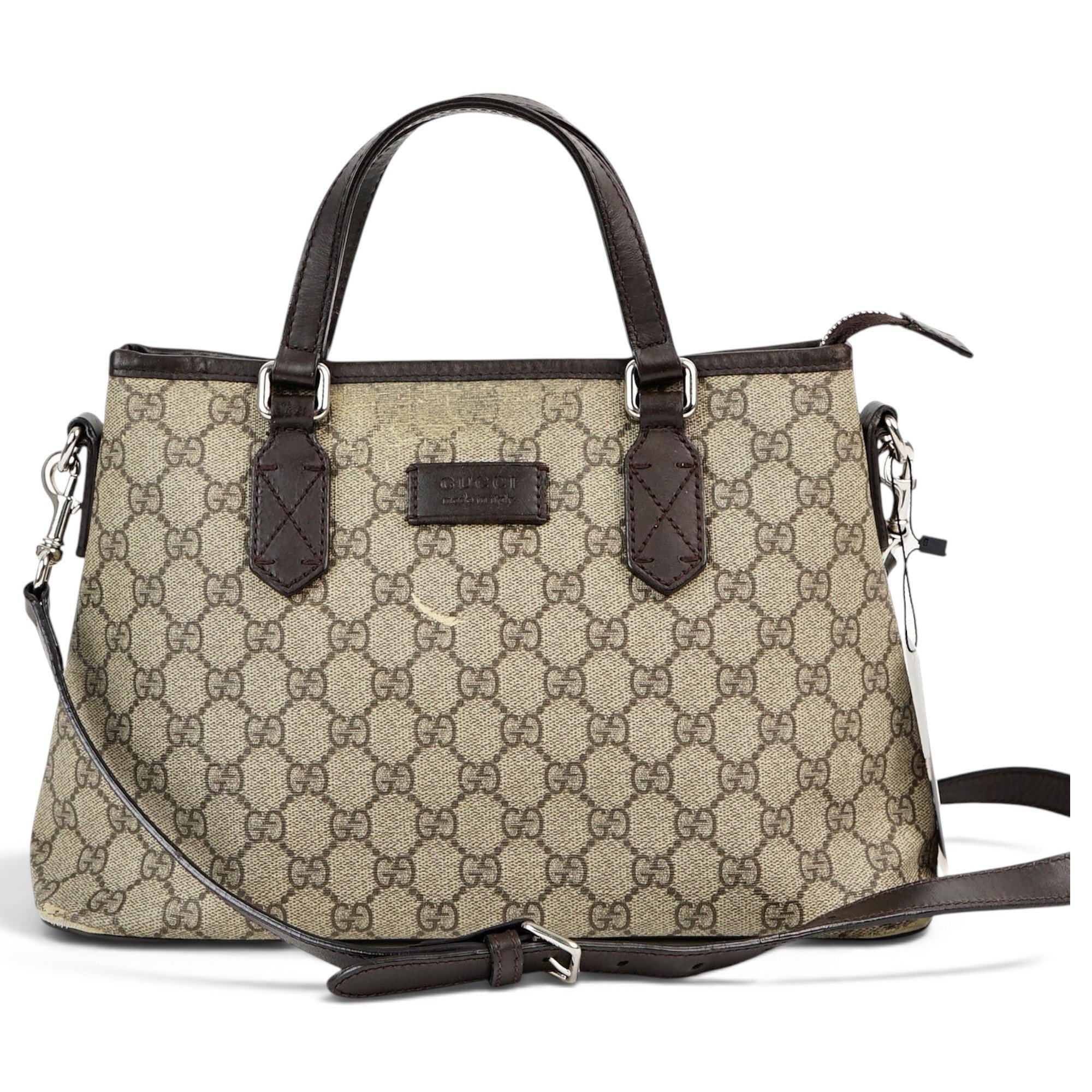 Leather tote