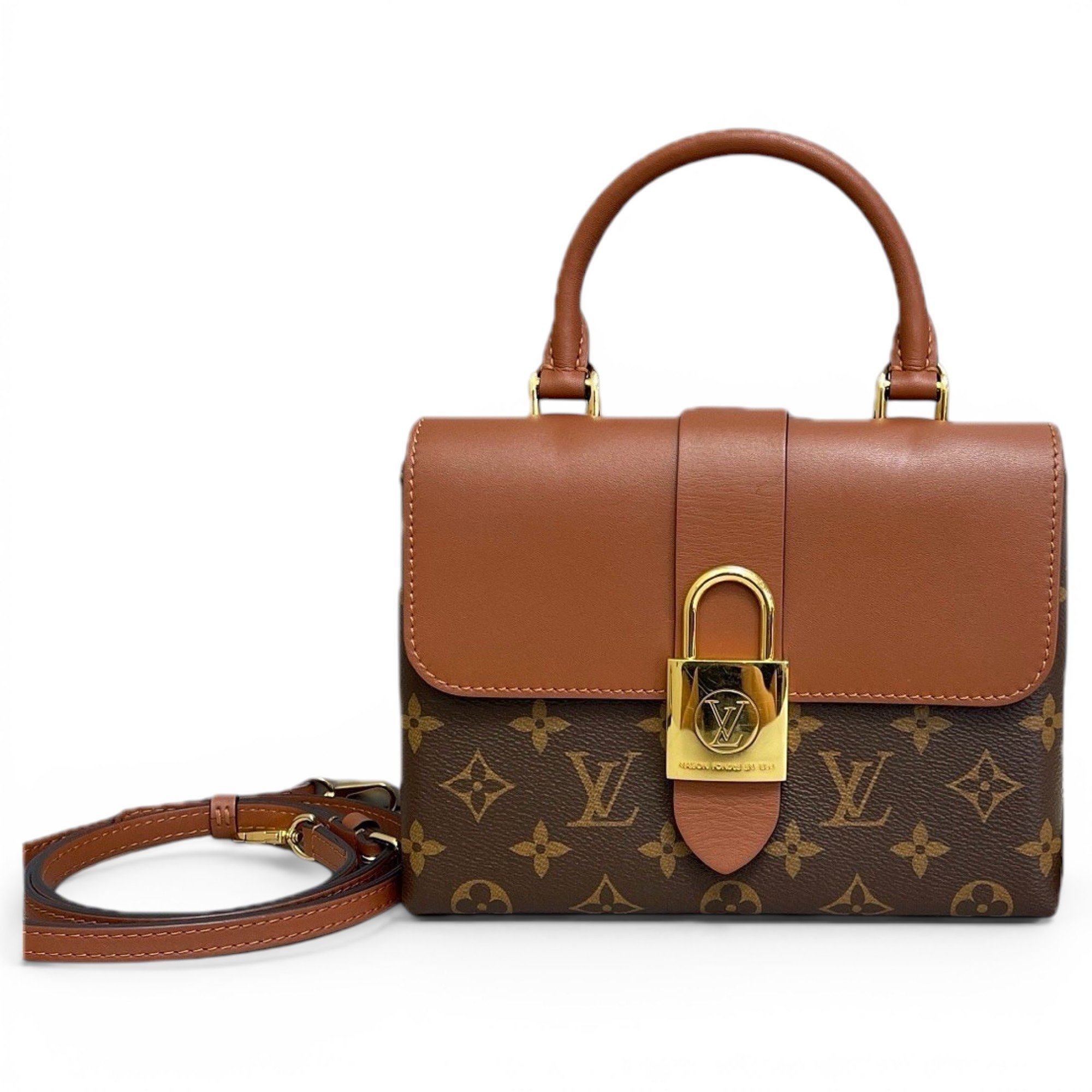 Louis Vuitton Locky BB leather handbag