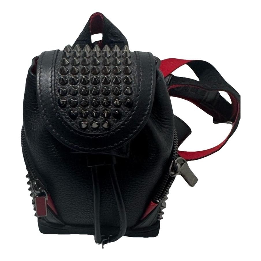 Leather backpack