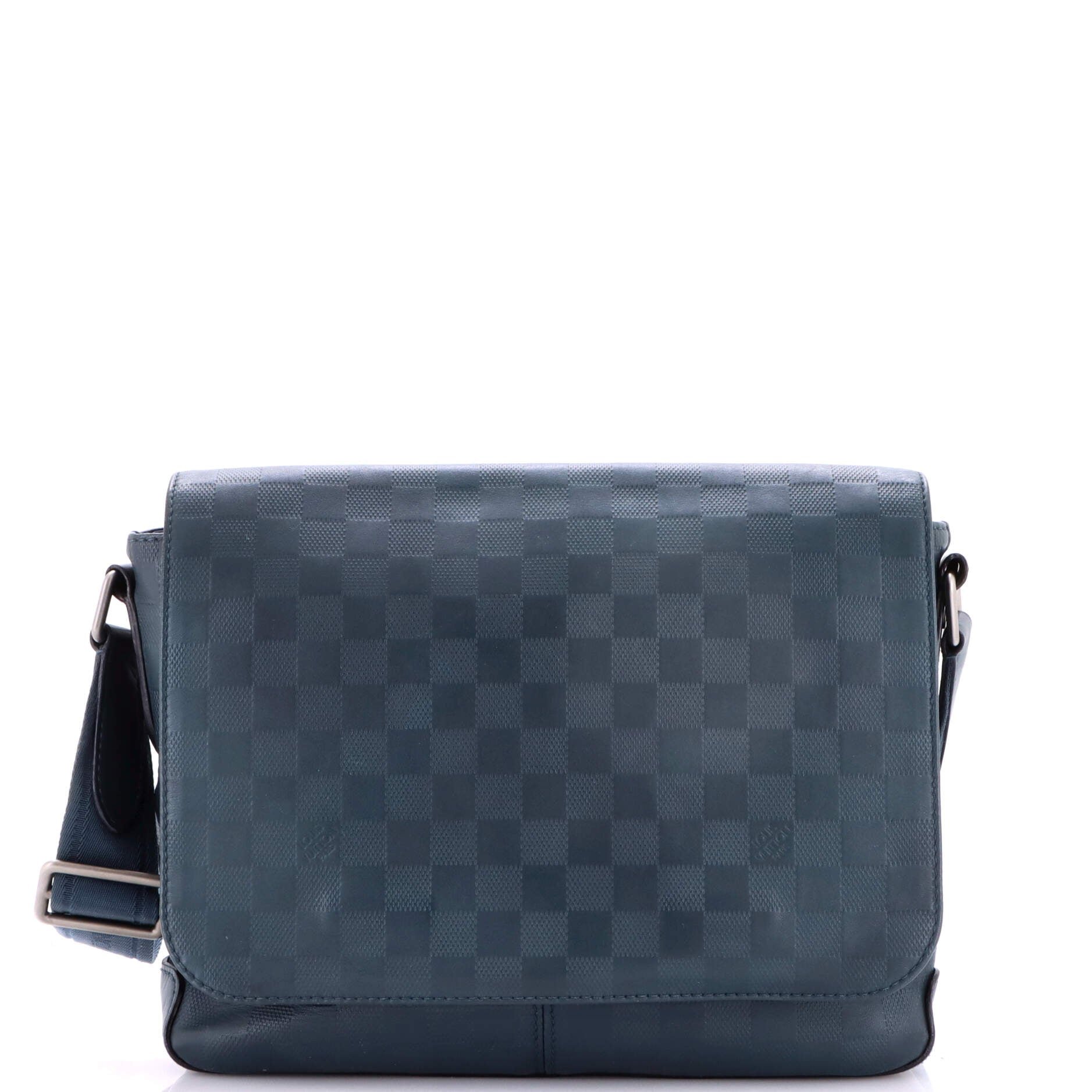 District Messenger Bag Damier Infini Leather PM