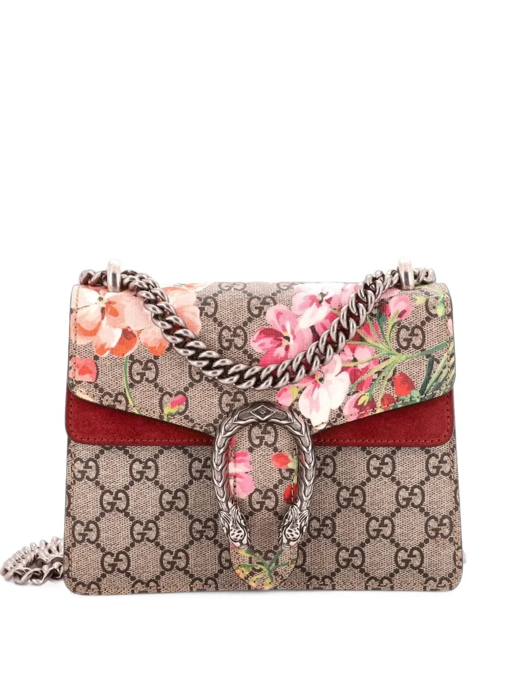 Dionysus Bag Blooms Print GG Coated Canvas Mini shoulder bag