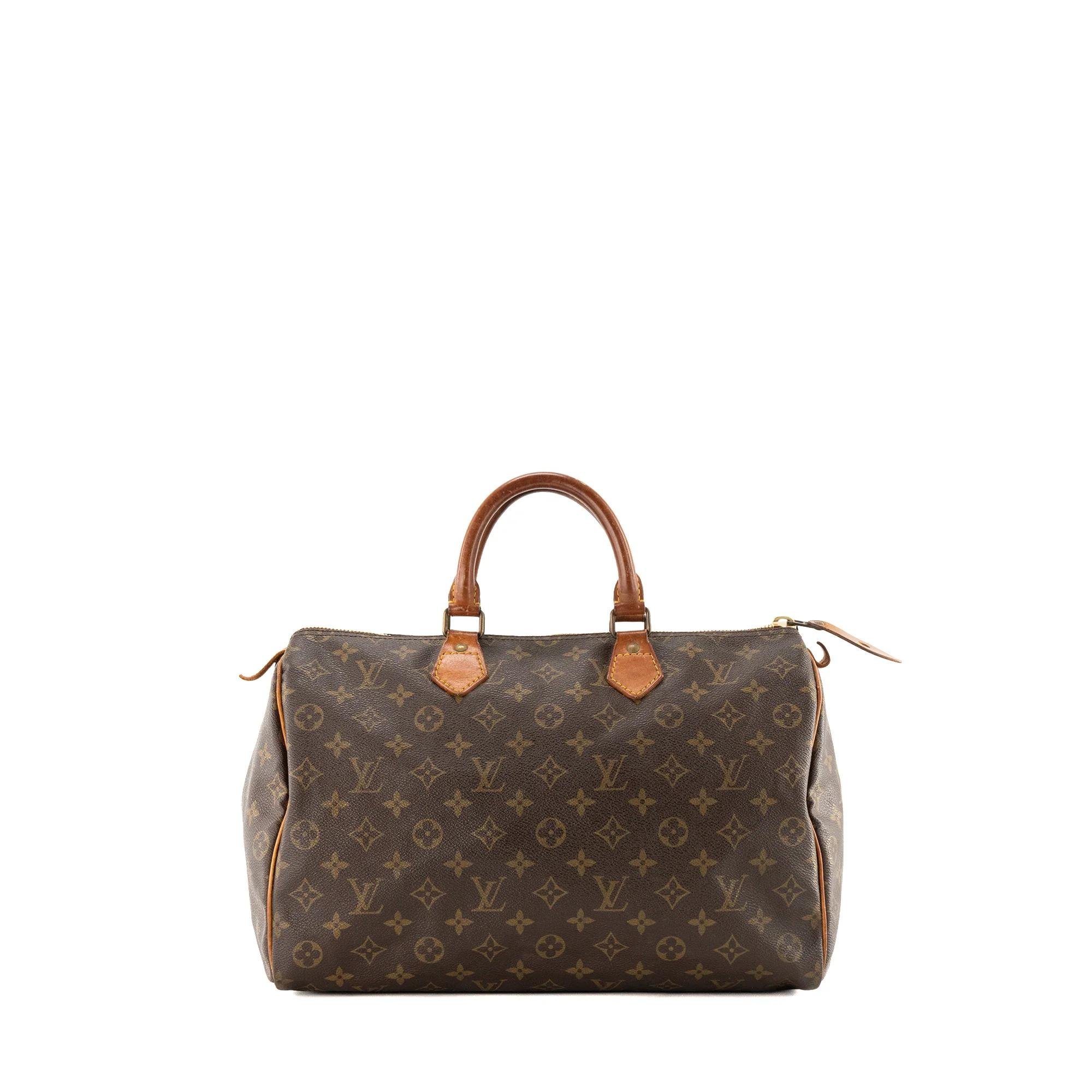 Speedy leather handbag