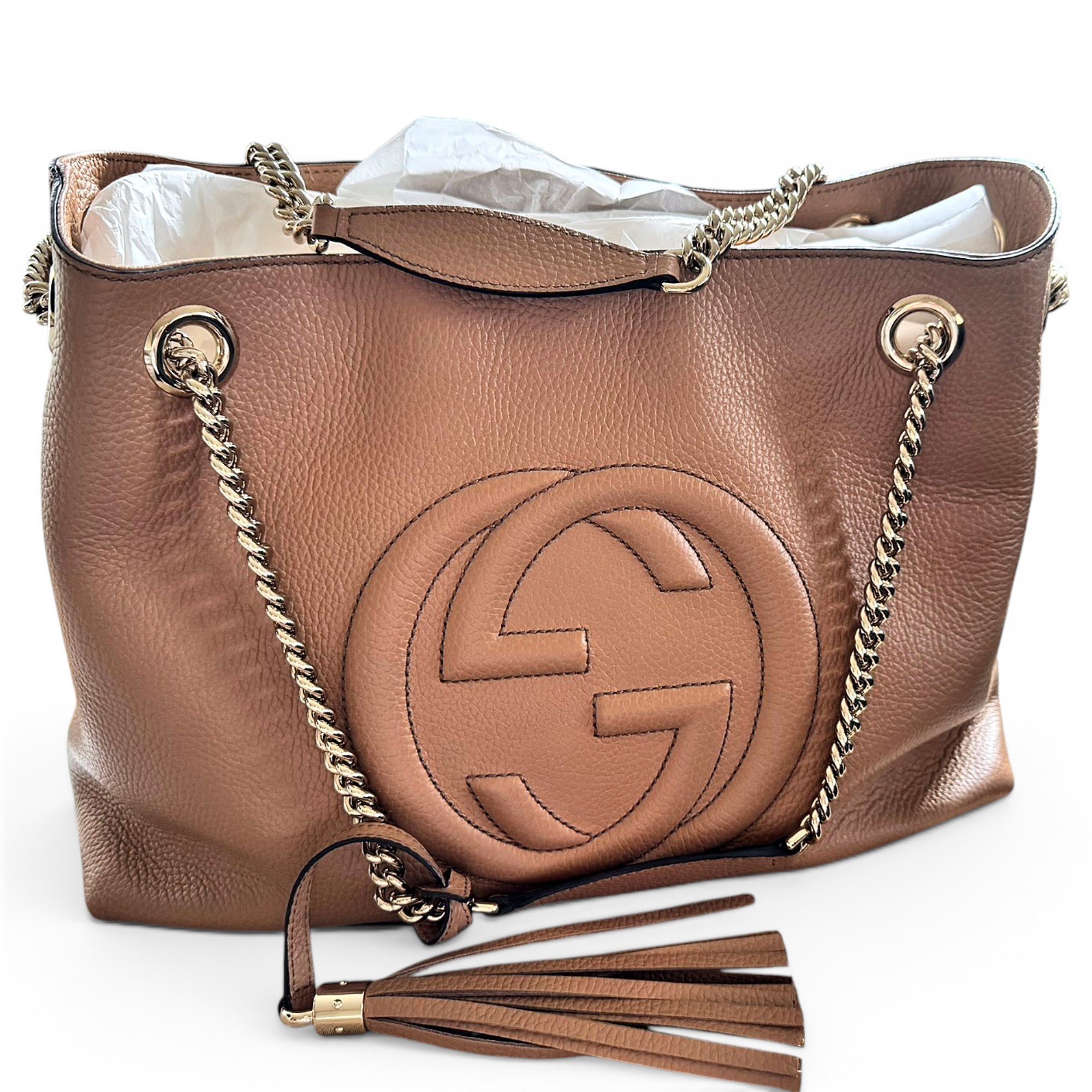 Soho leather tote