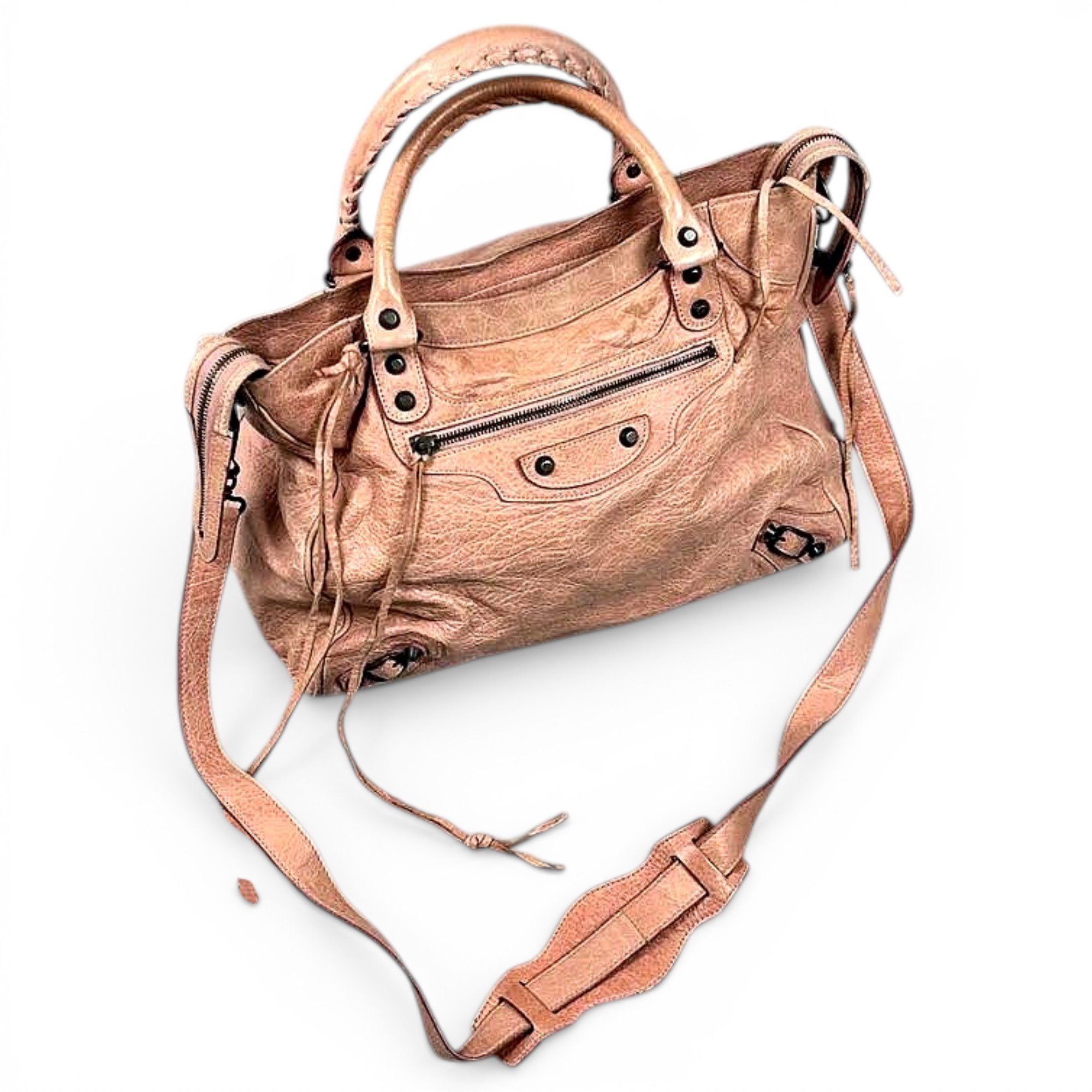 Leather handbag