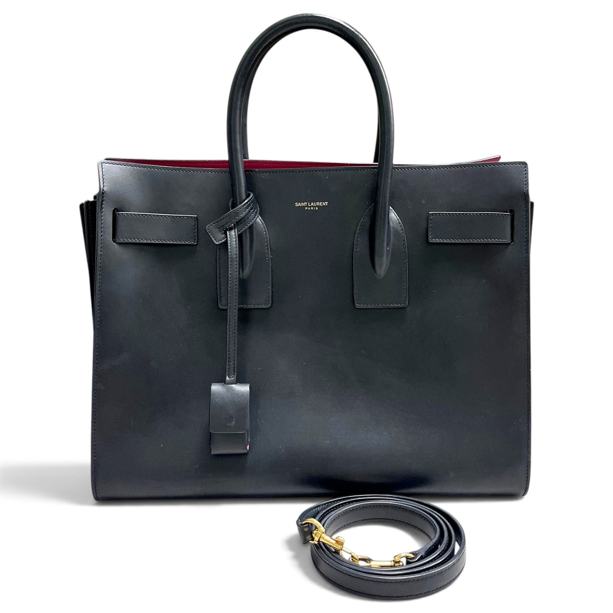 Saint Laurent Sac de Jour leather handbag