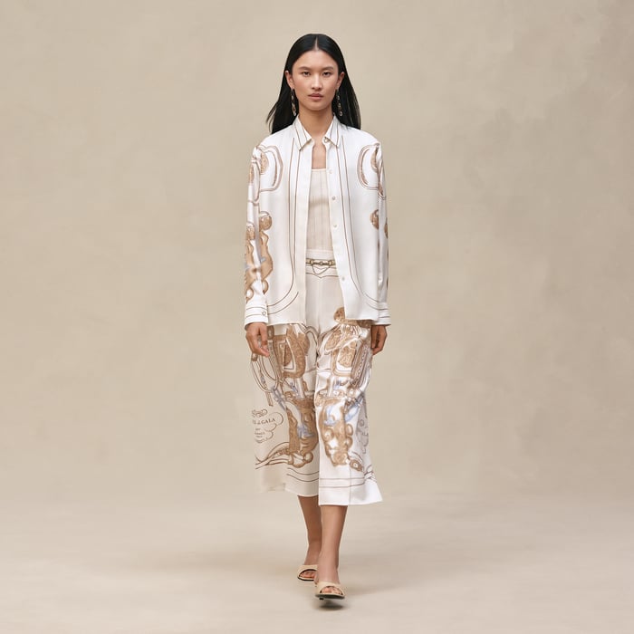 Blanc Nacre "Brides De Gala Gold" Classic Shirt