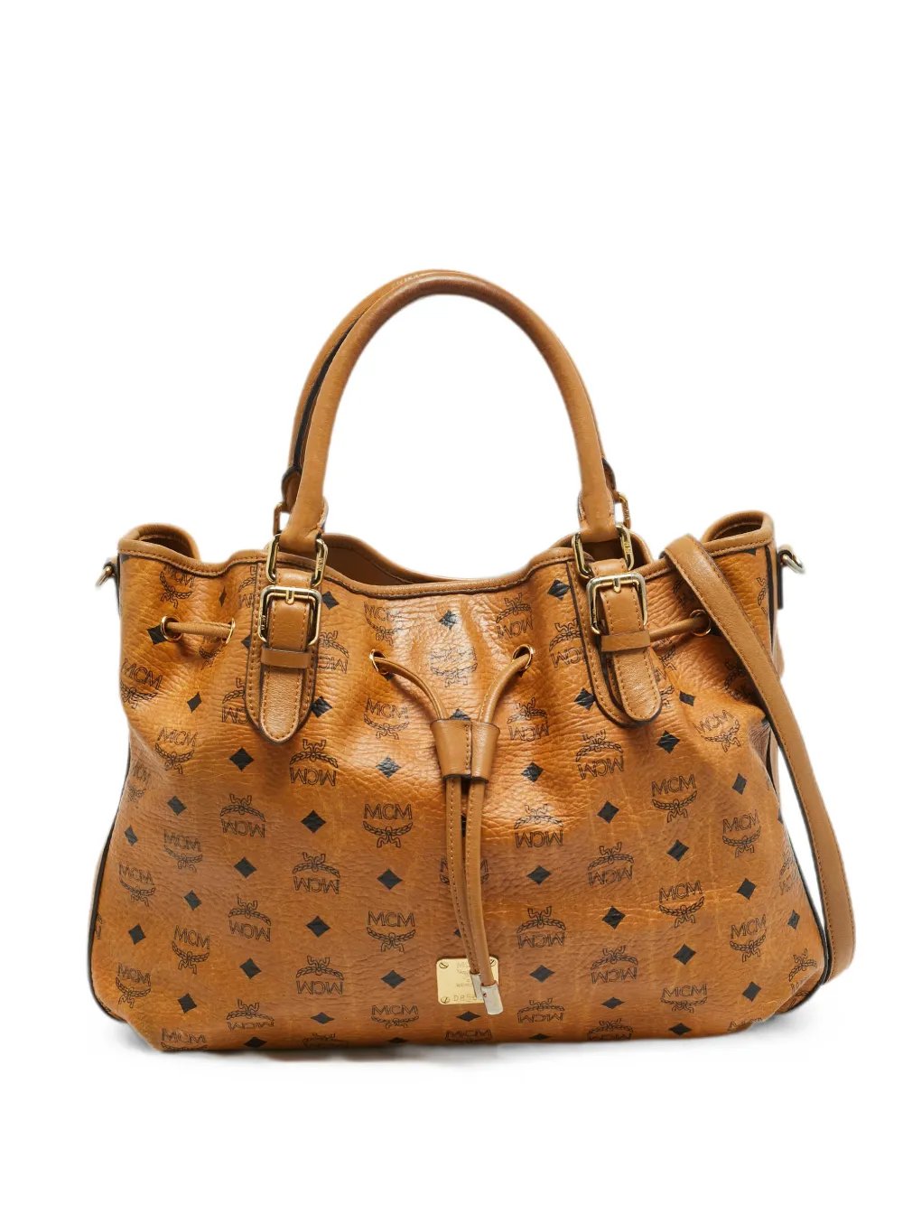 MCM Visetos drawstring tote bag