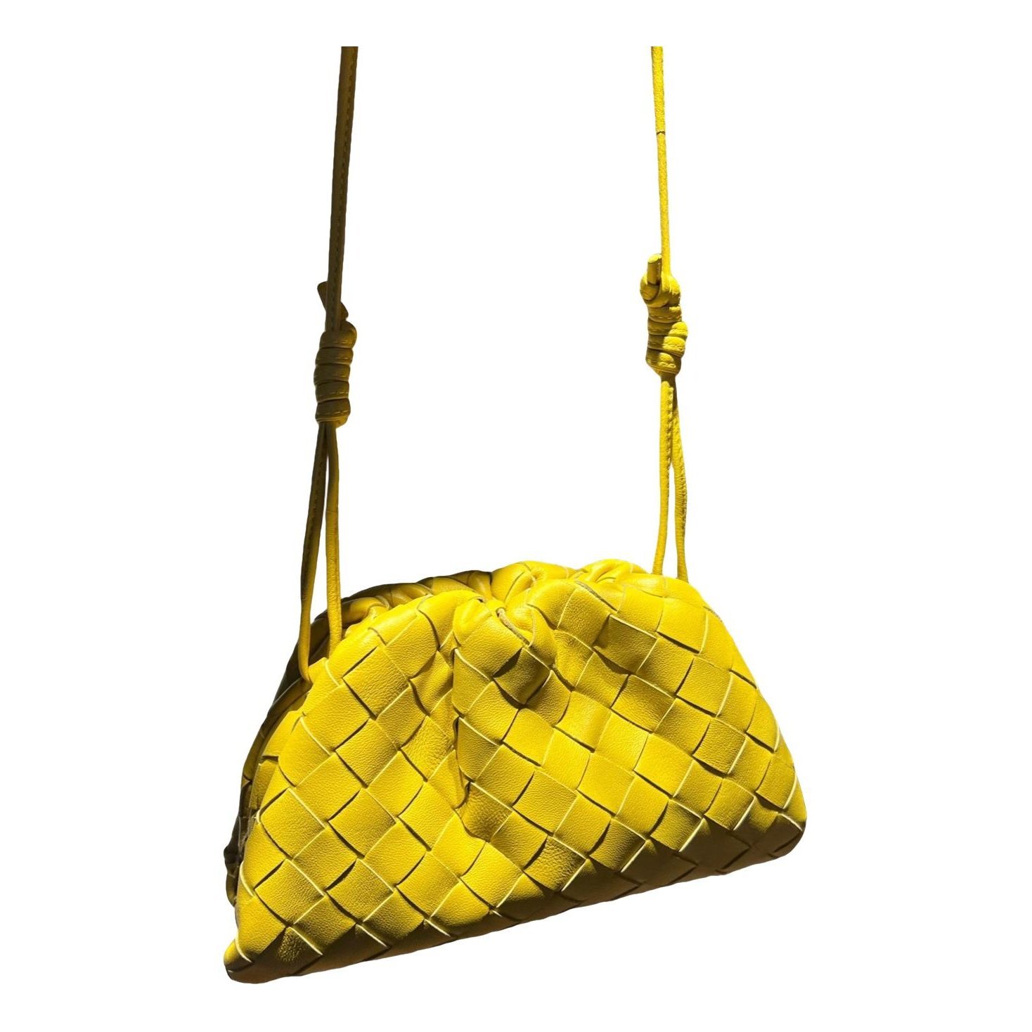 Pouch leather handbag