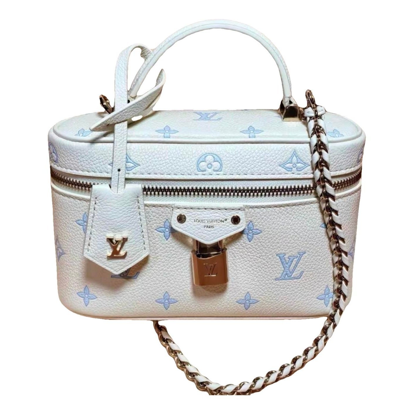 Vanity leather handbag