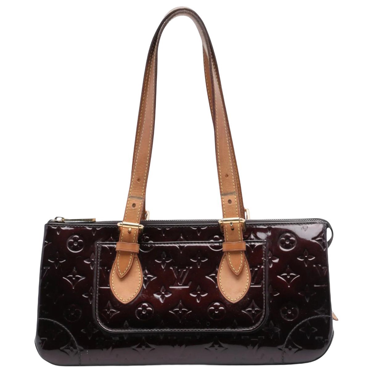 Rosewood leather handbag