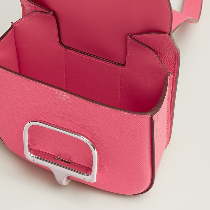 Rose Azalée Hermès Della Cavalleria Mini Bag