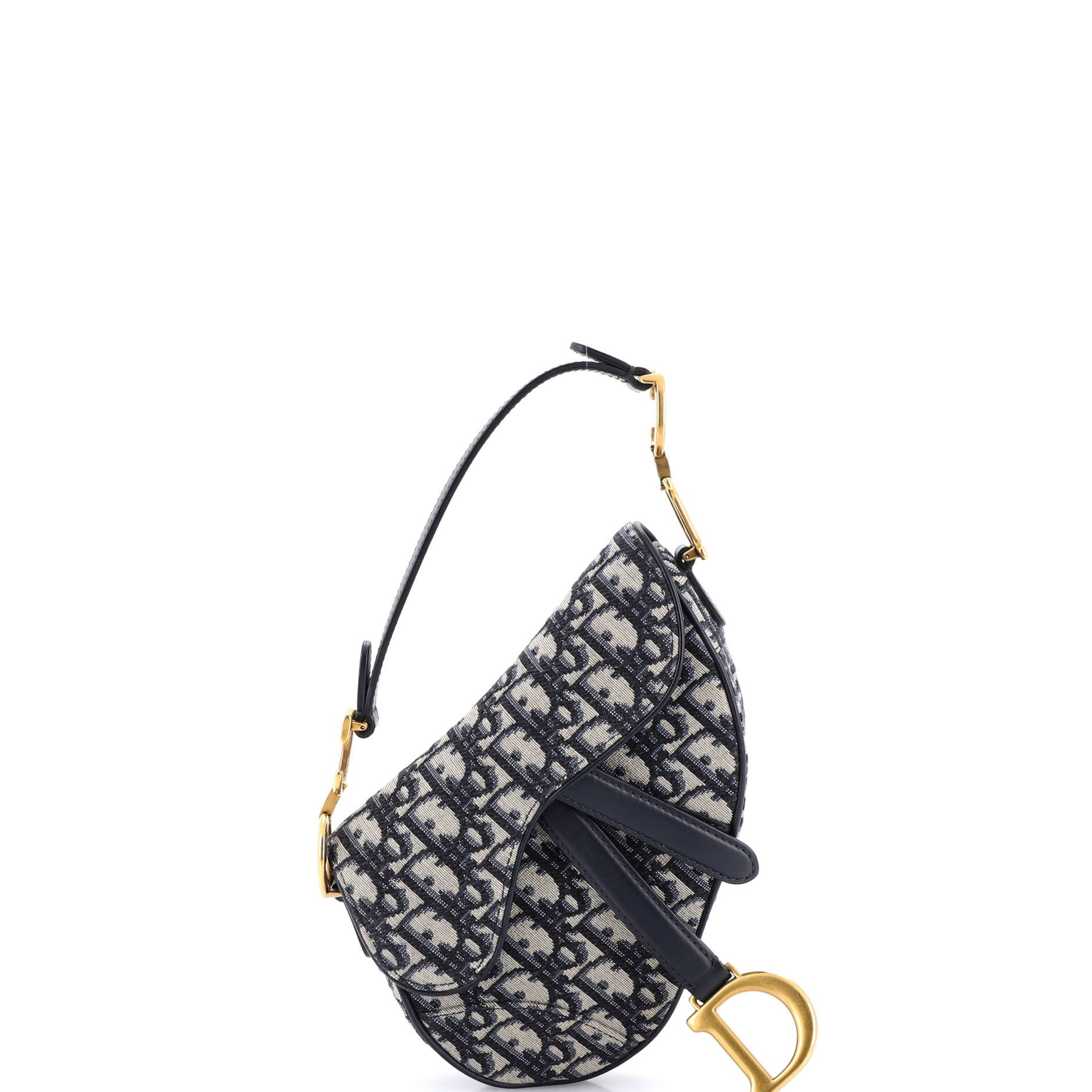 Dior Saddle Handbag Oblique Canvas Mini