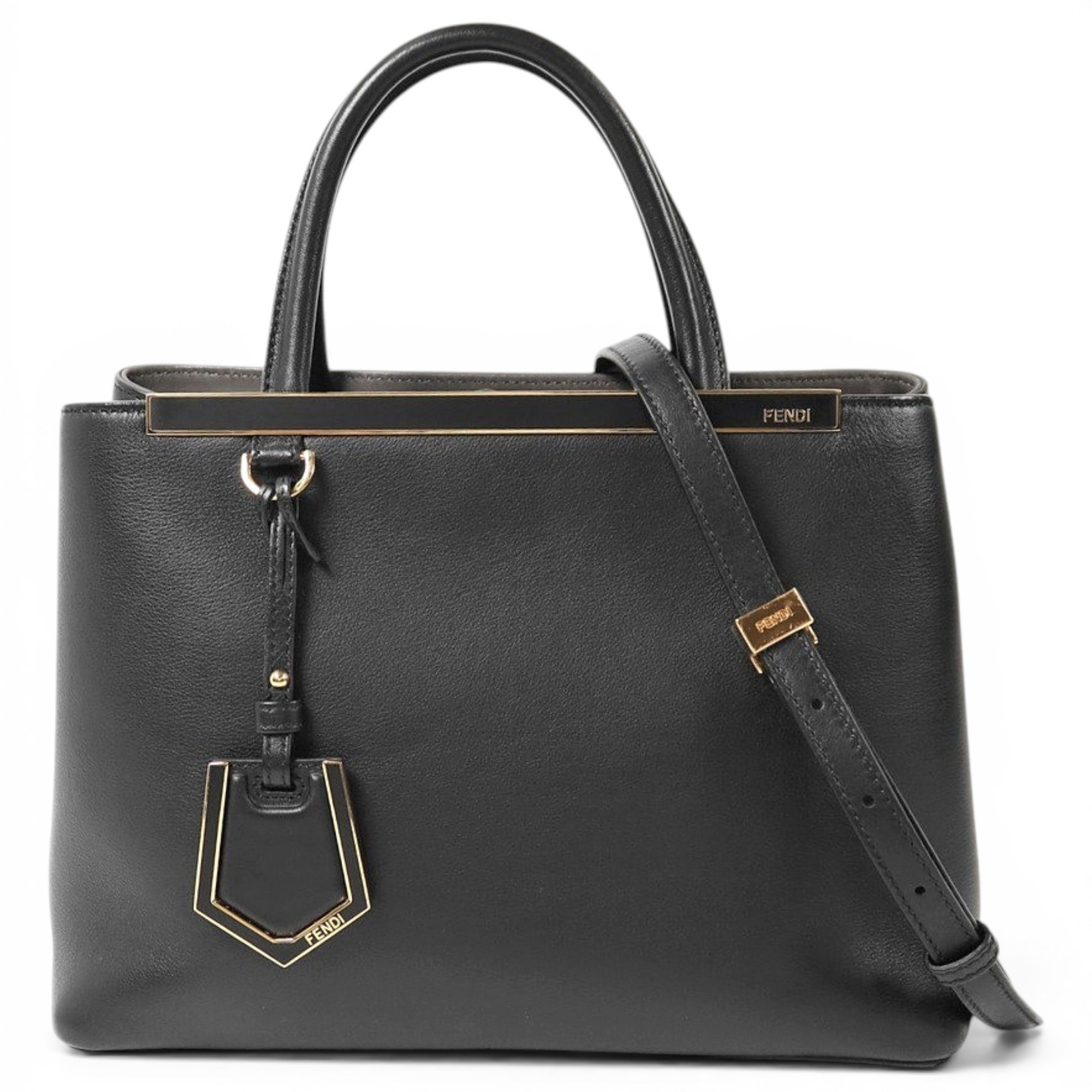 Peekaboo leather handbag