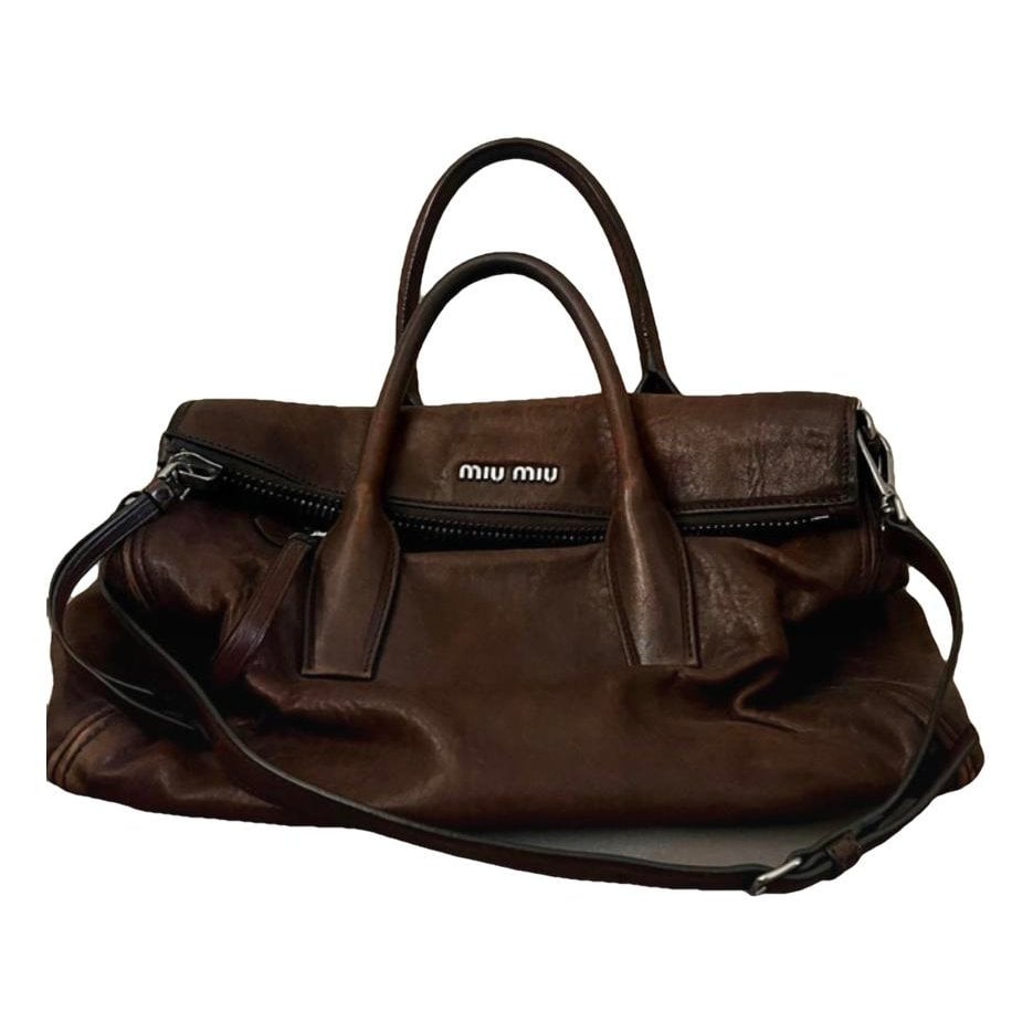 Leather handbag