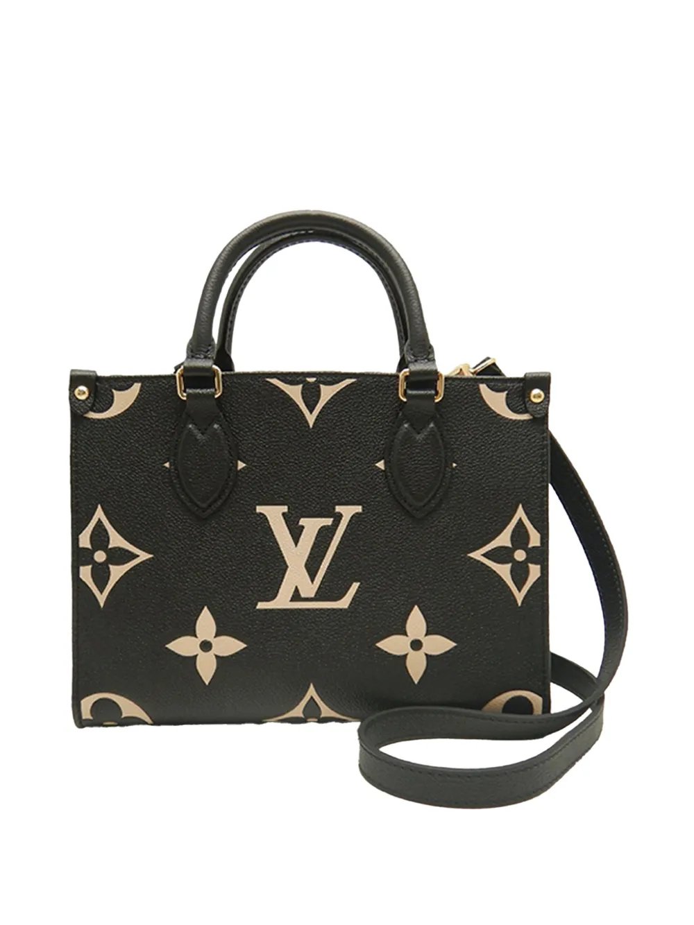 2021-2026 Bicolor Monogram Empreinte Giant Onthego PM satchel