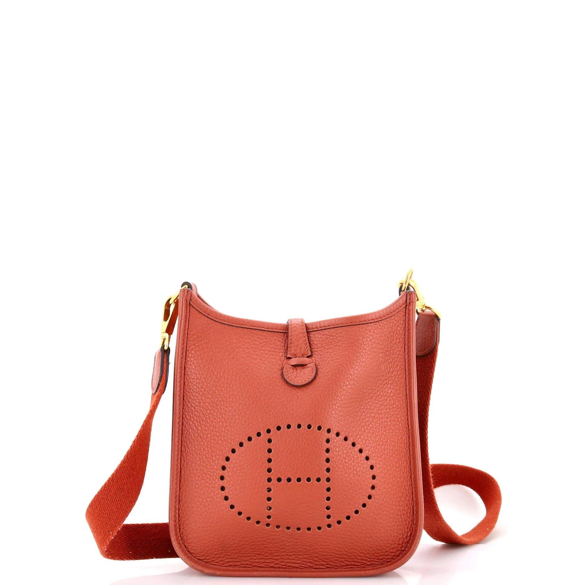 Mini Evelyne leather crossbody bag
