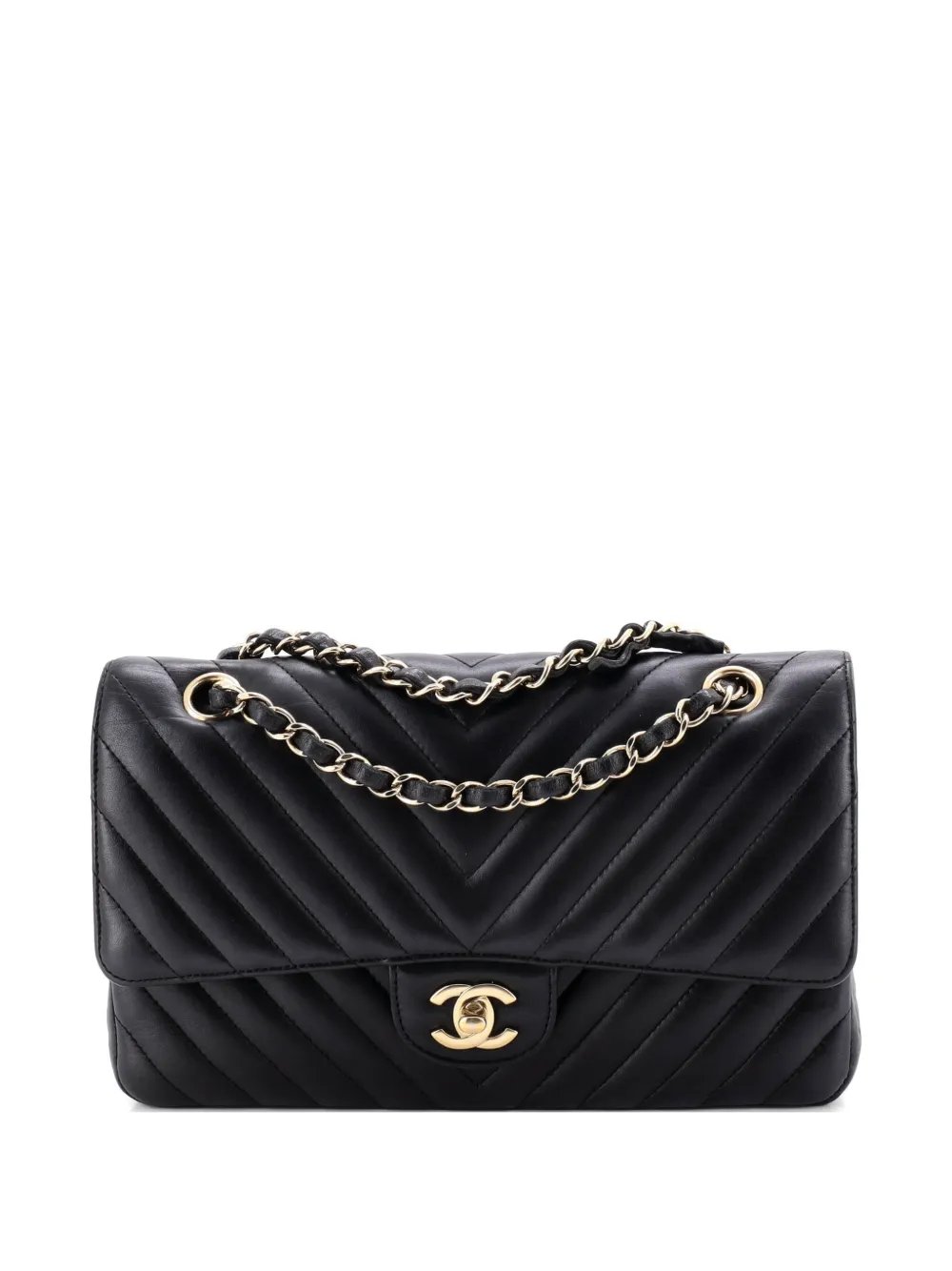 Classic Double Flap Bag Chevron Lambskin Medium shoulder bag