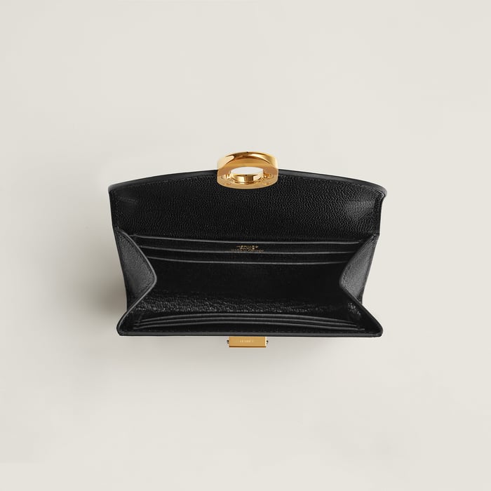 Noir Maillon Compact Wallet