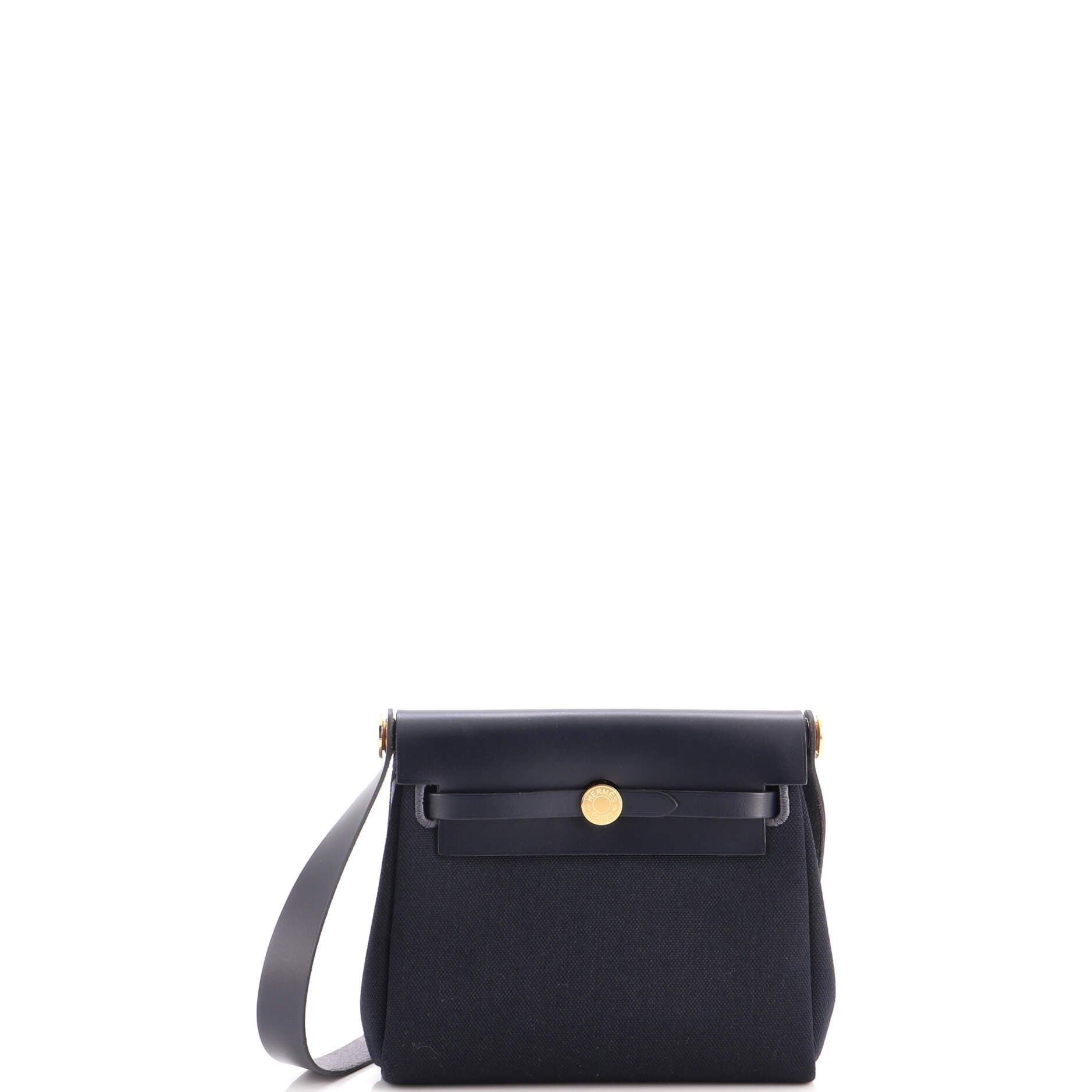 Herbag Zip Toile and Leather 20