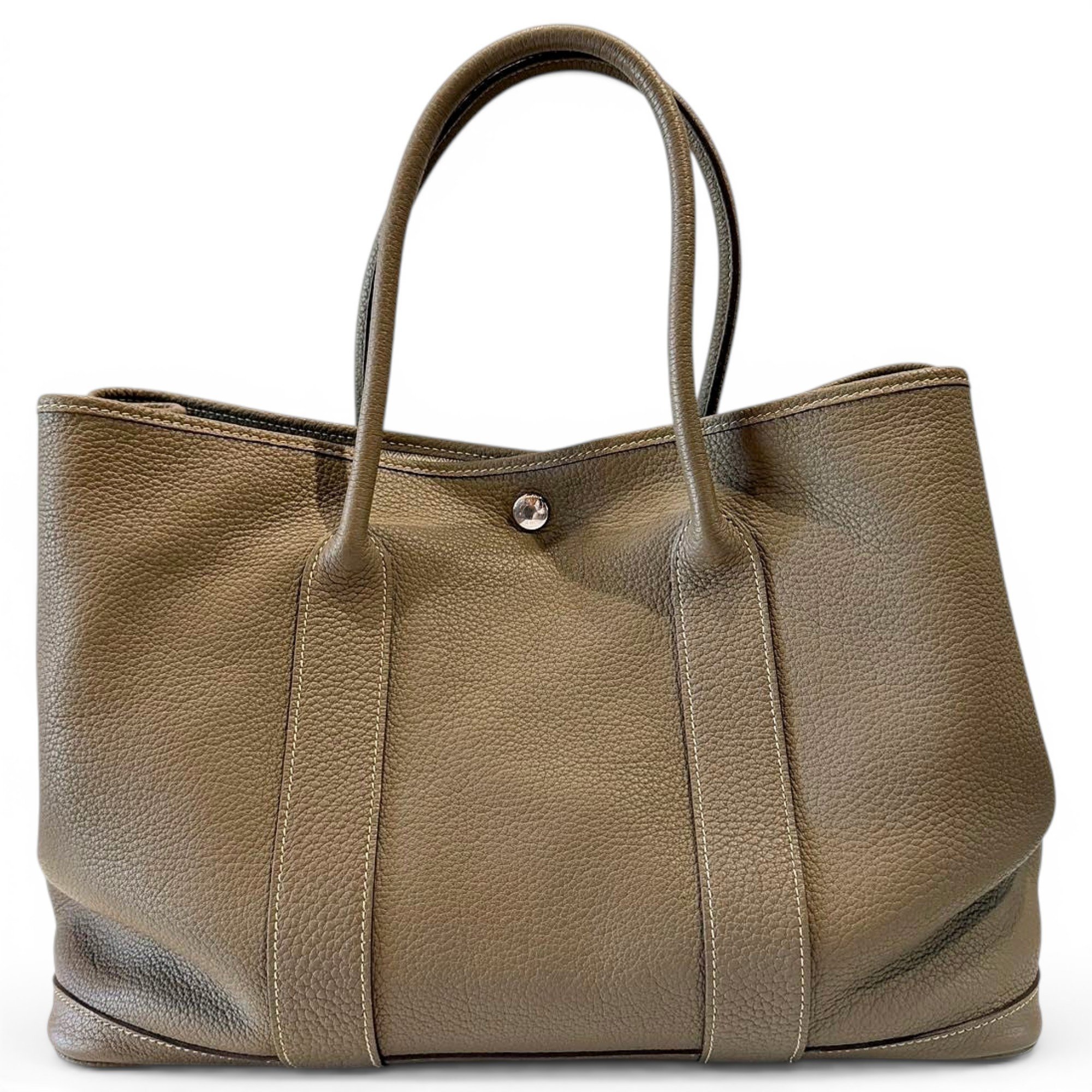 Garden Party leather handbag