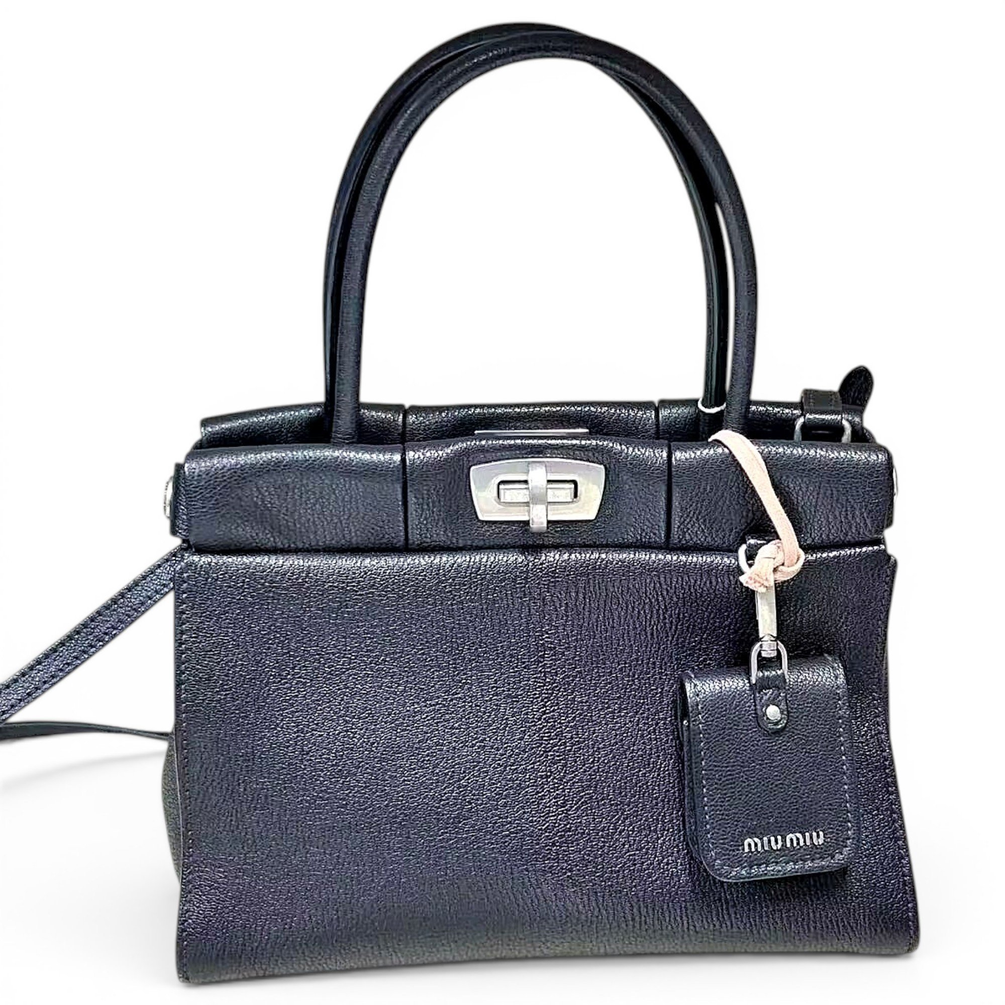 Leather handbag