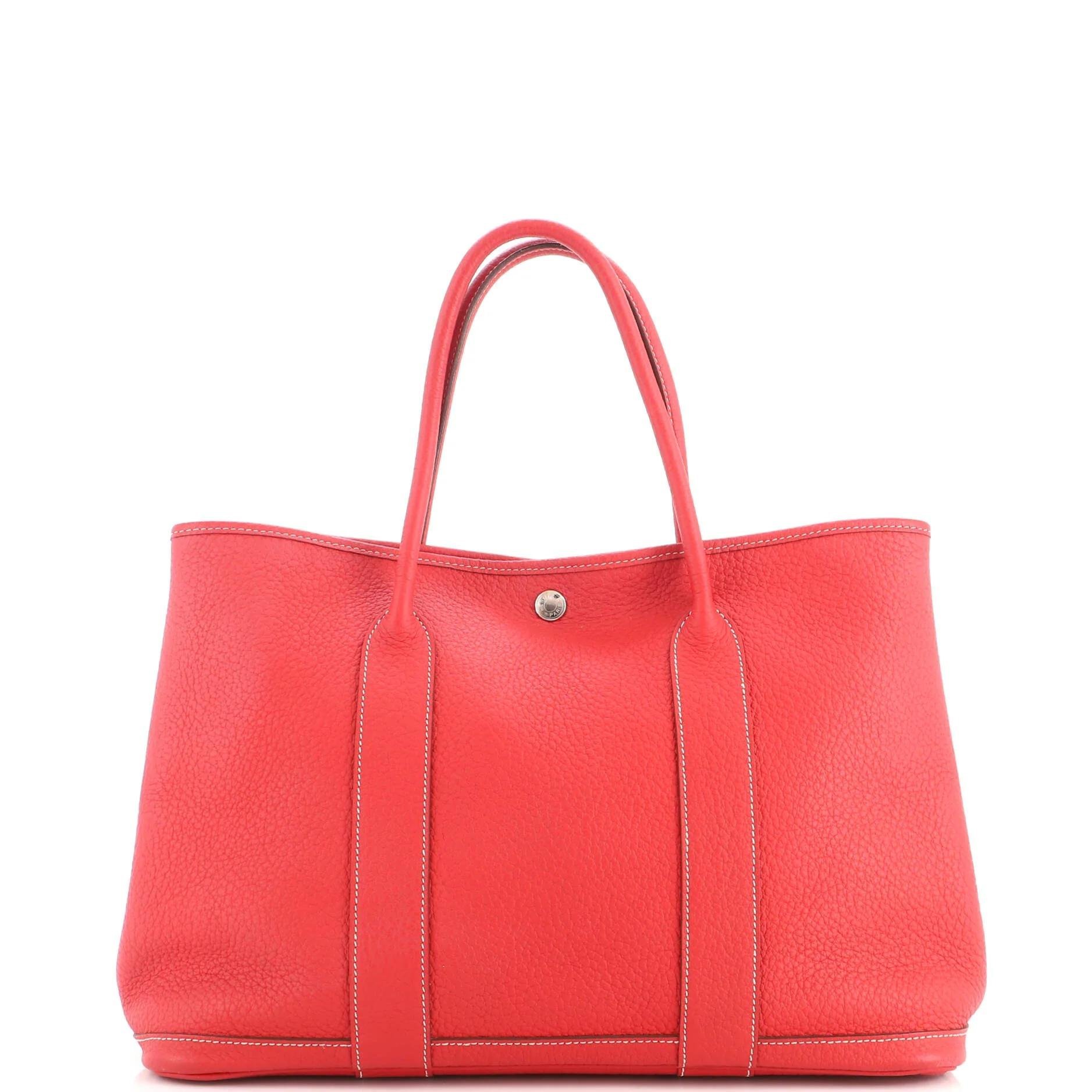 Leather tote