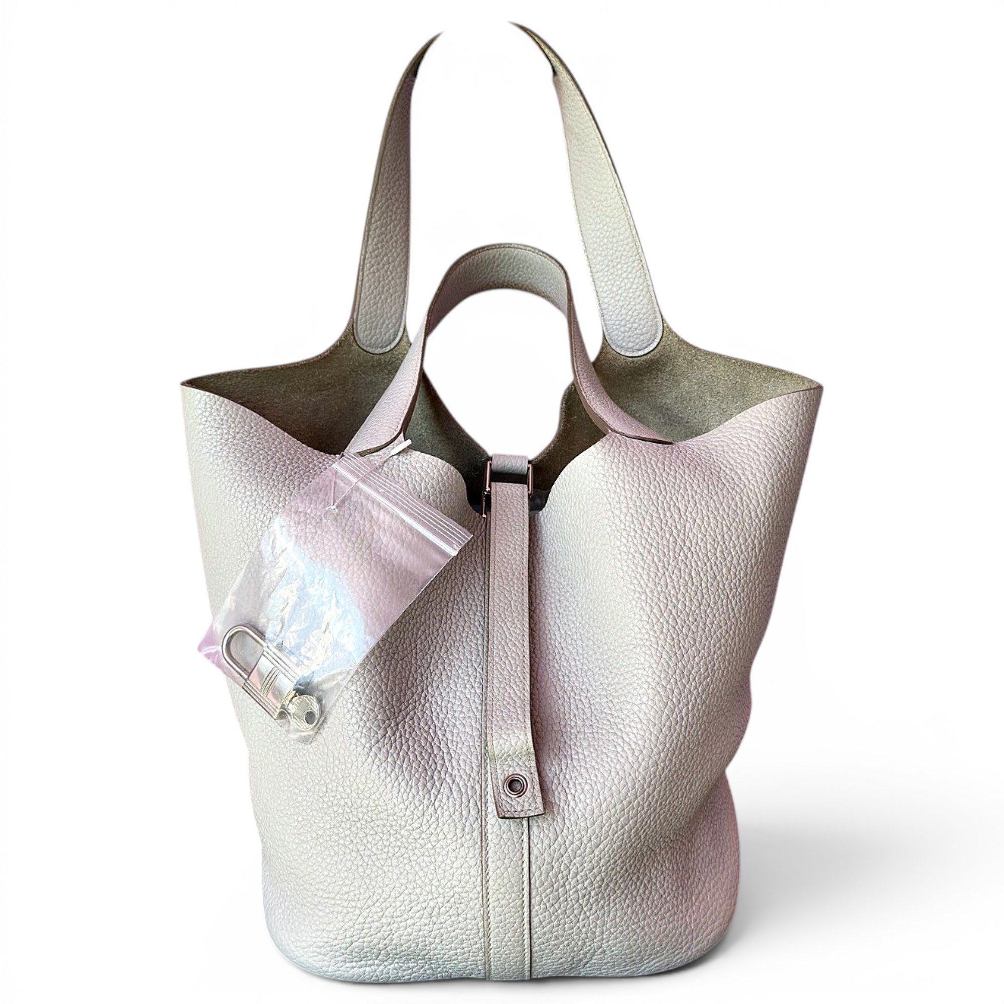 Picotin leather handbag