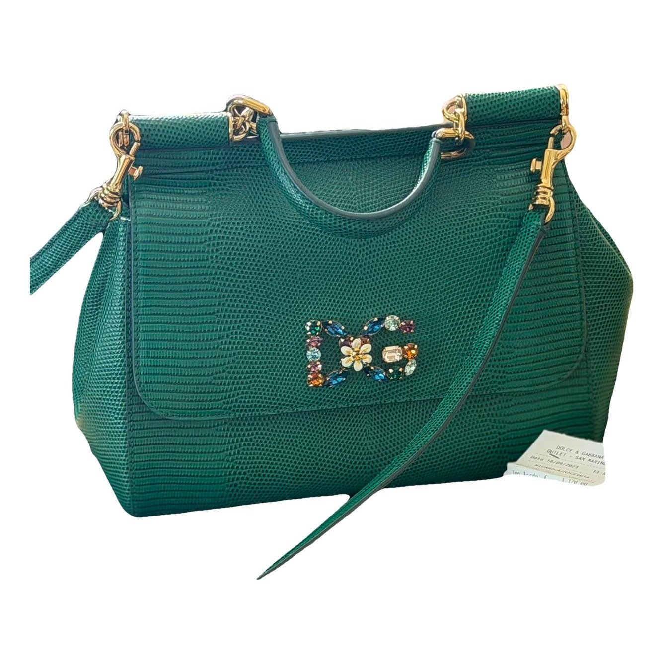 Dolce & Gabbana Sicily leather handbag