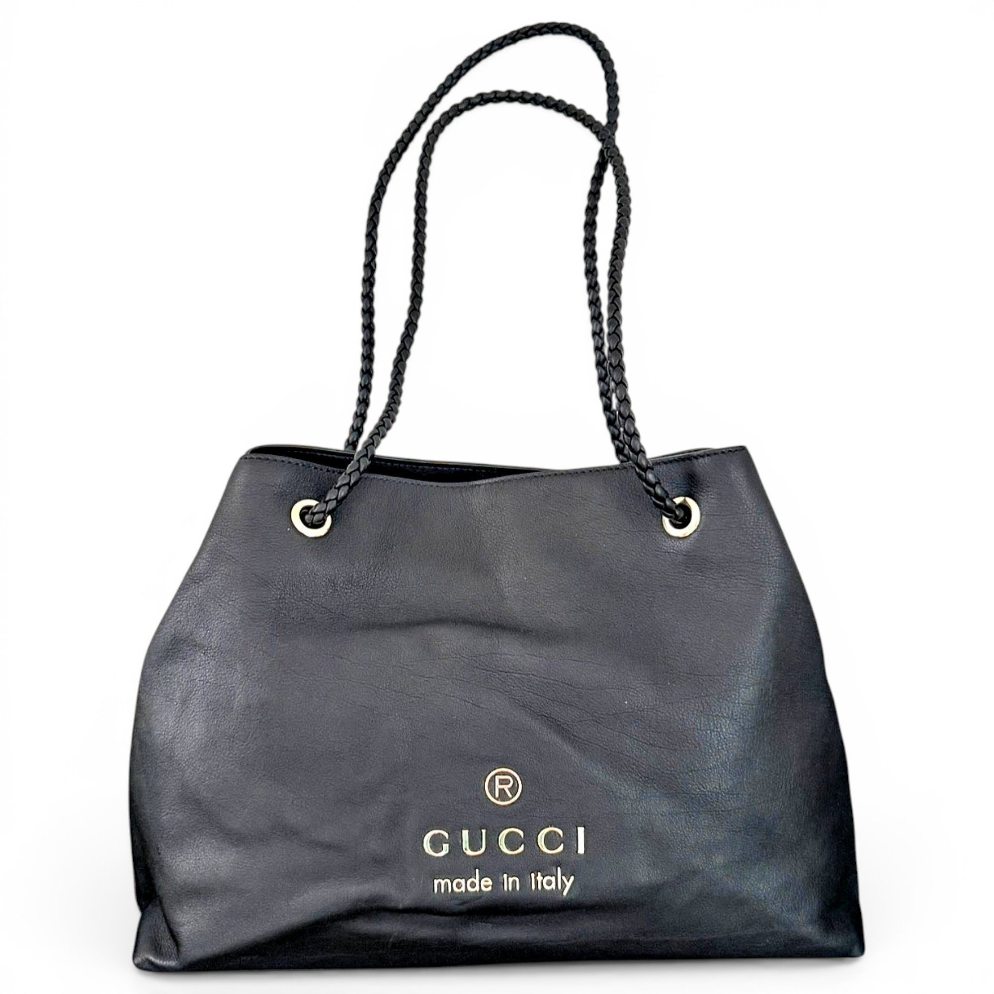 Leather tote