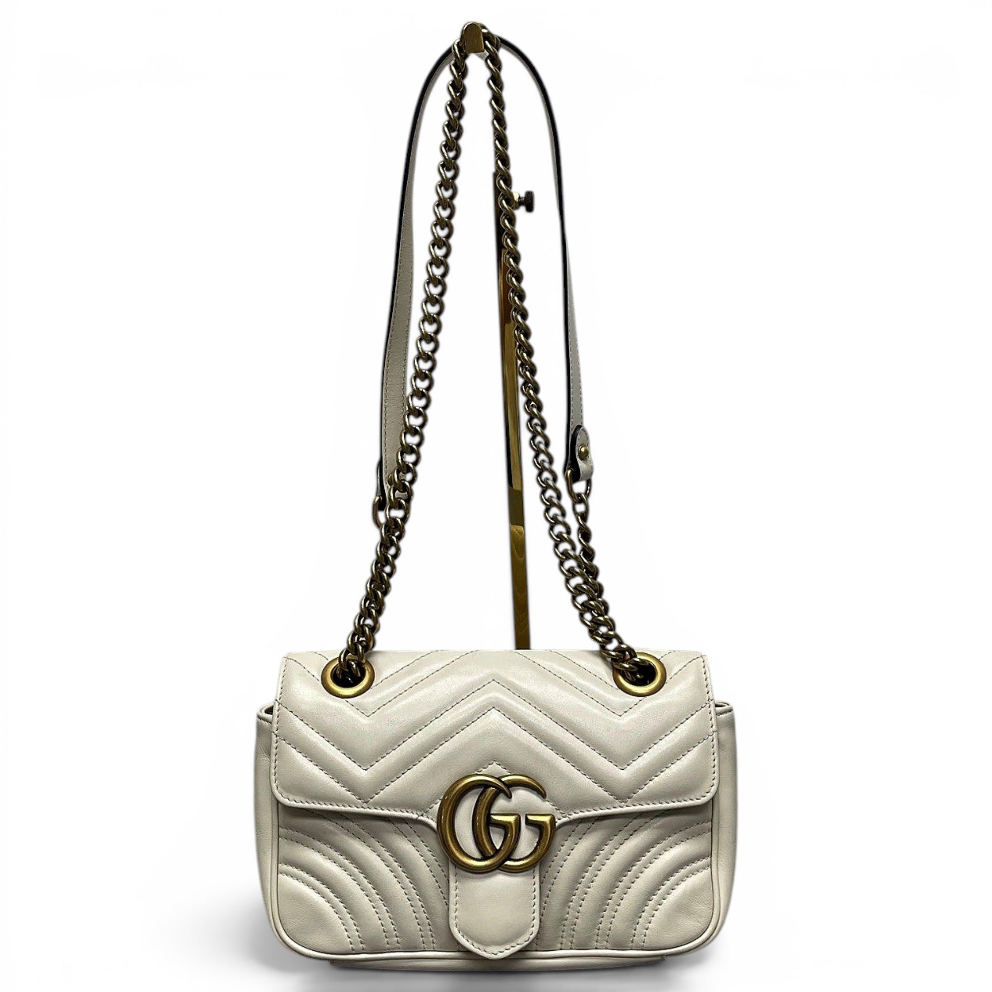 GG Marmont Flap leather handbag