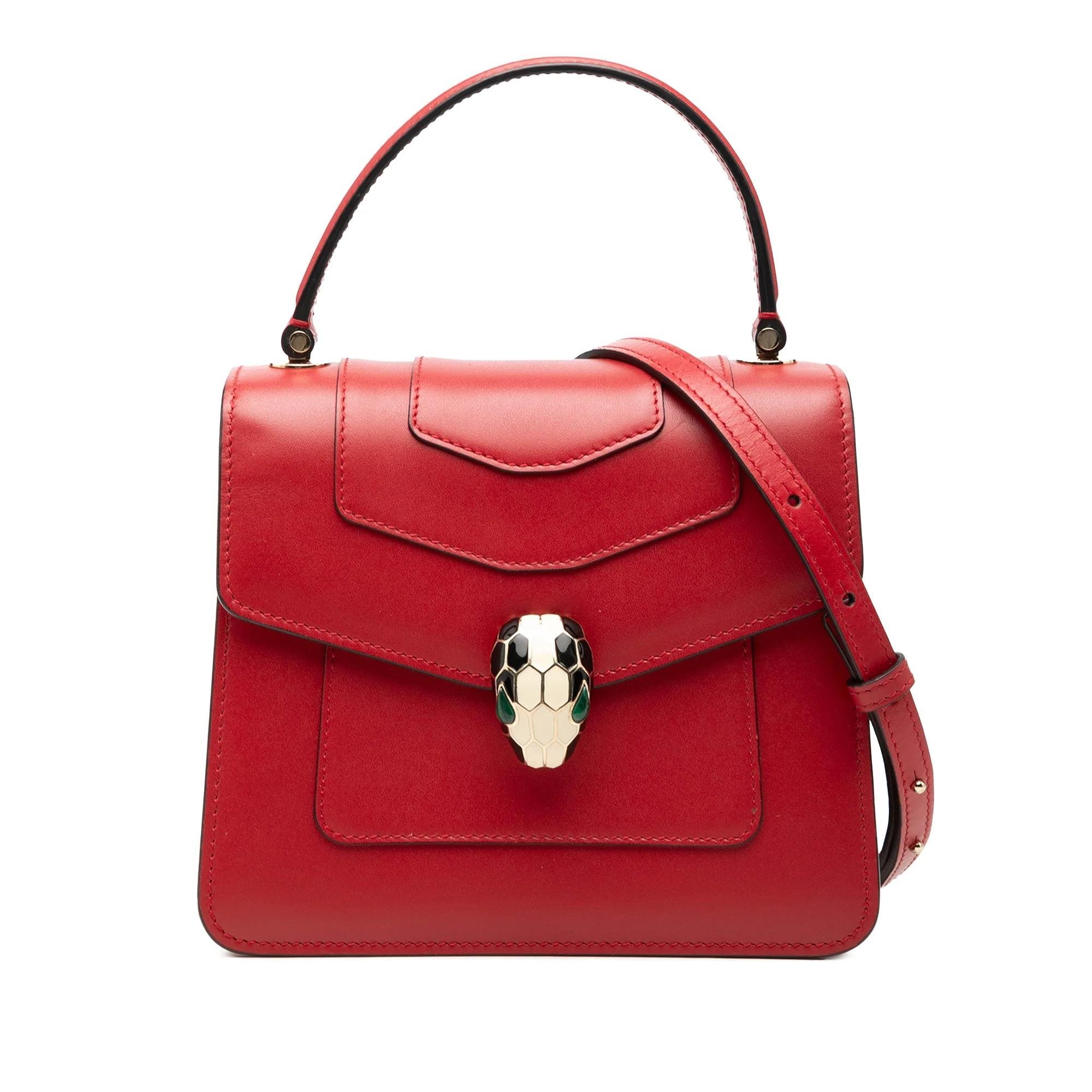 Serpenti pony-style calfskin handbag