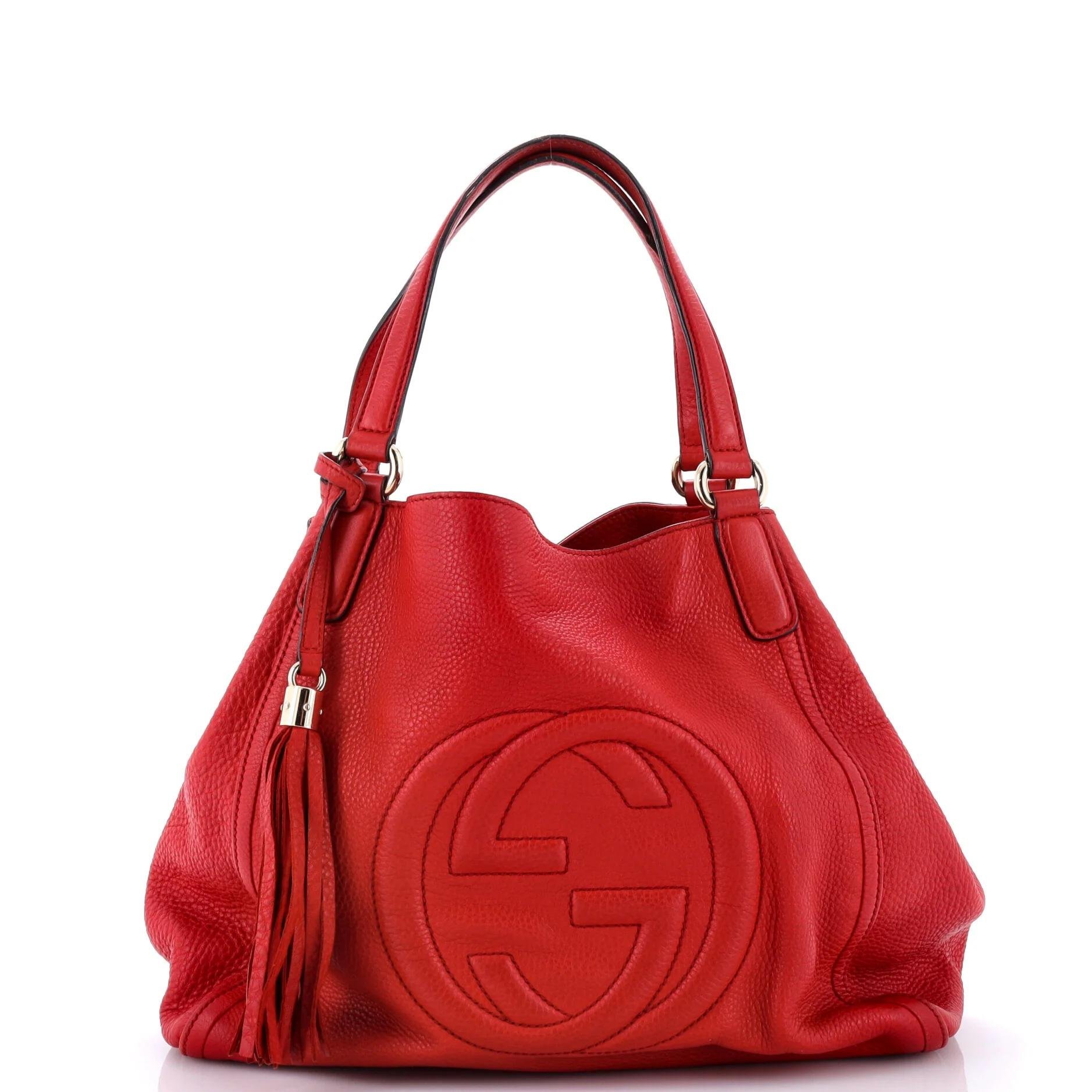 Leather handbag