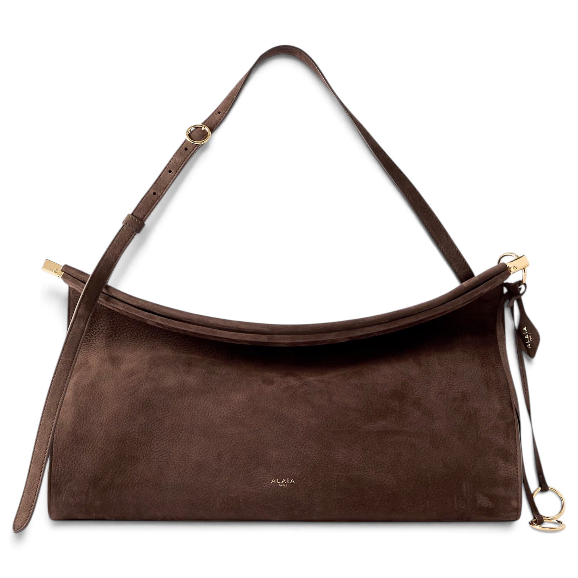 Le Click East West leather handbag