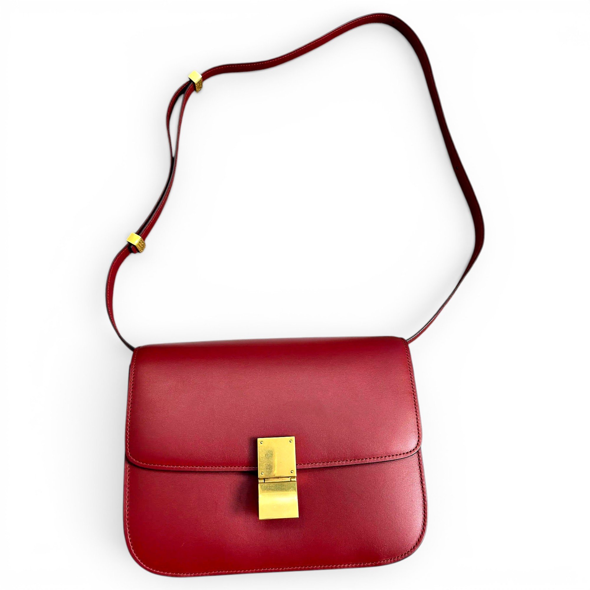 Classic leather crossbody bag