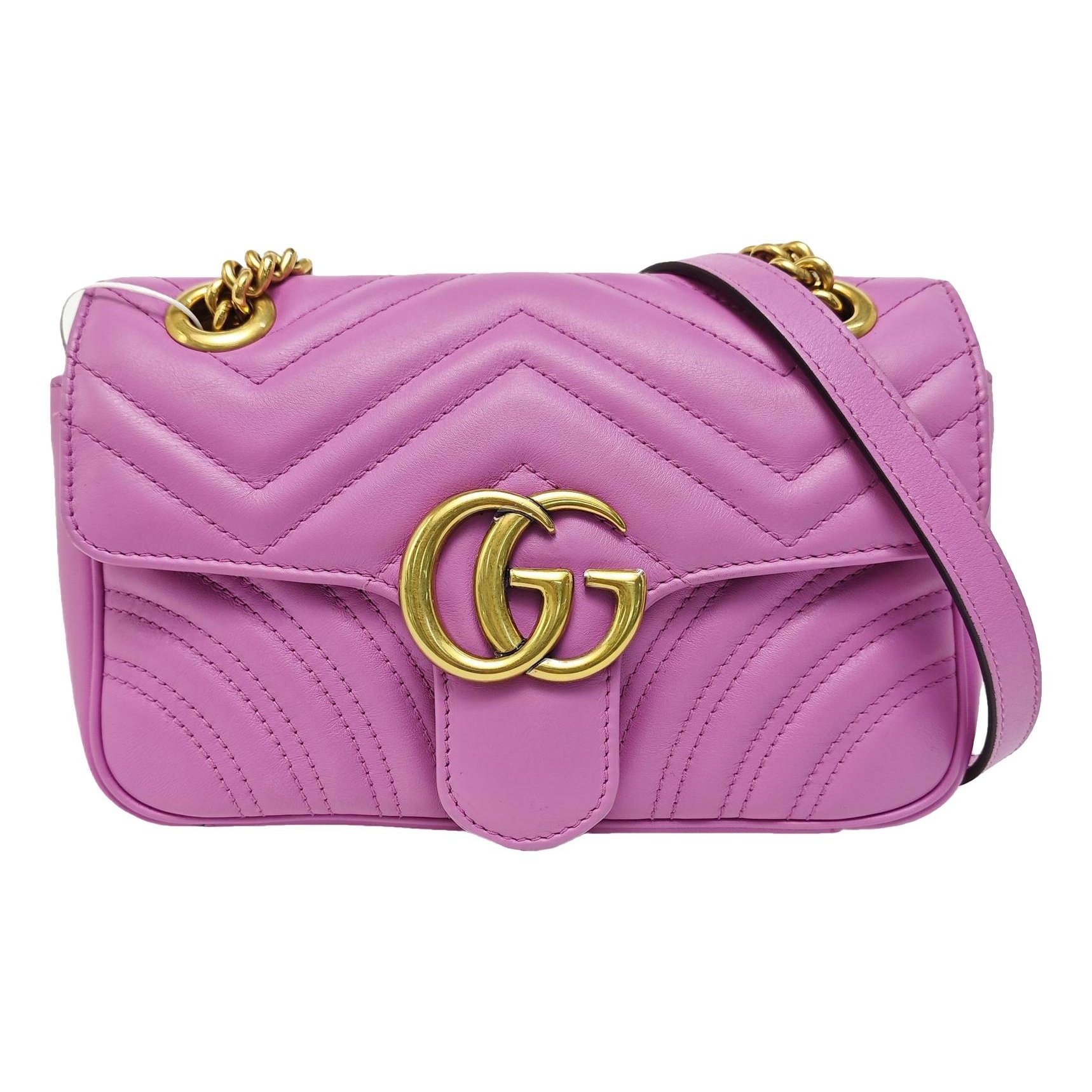 GG Marmont Flap leather crossbody bag