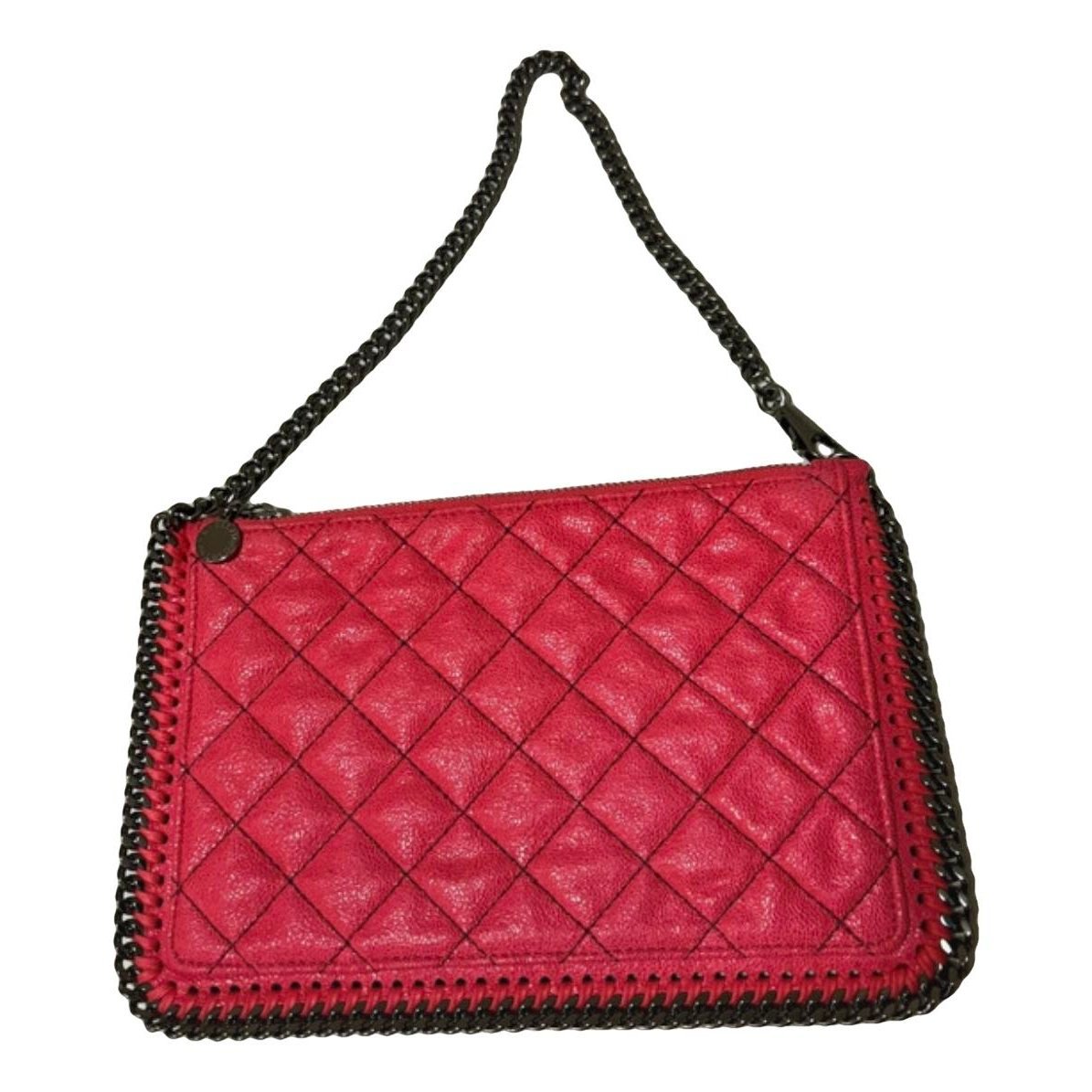 Stella McCartney Falabella leather clutch bag