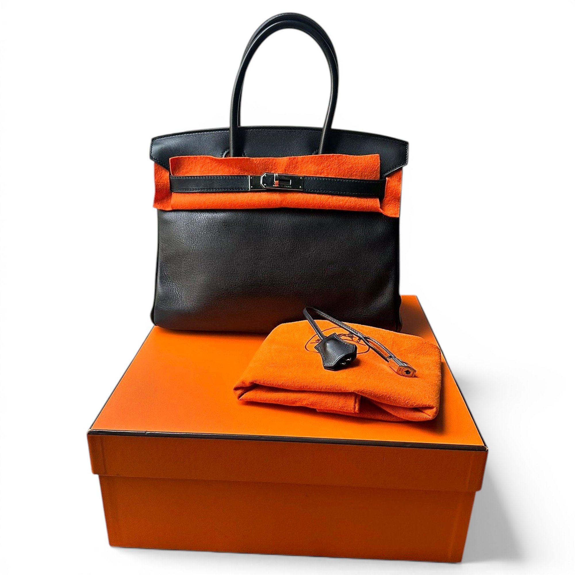 Birkin 30 leather handbag