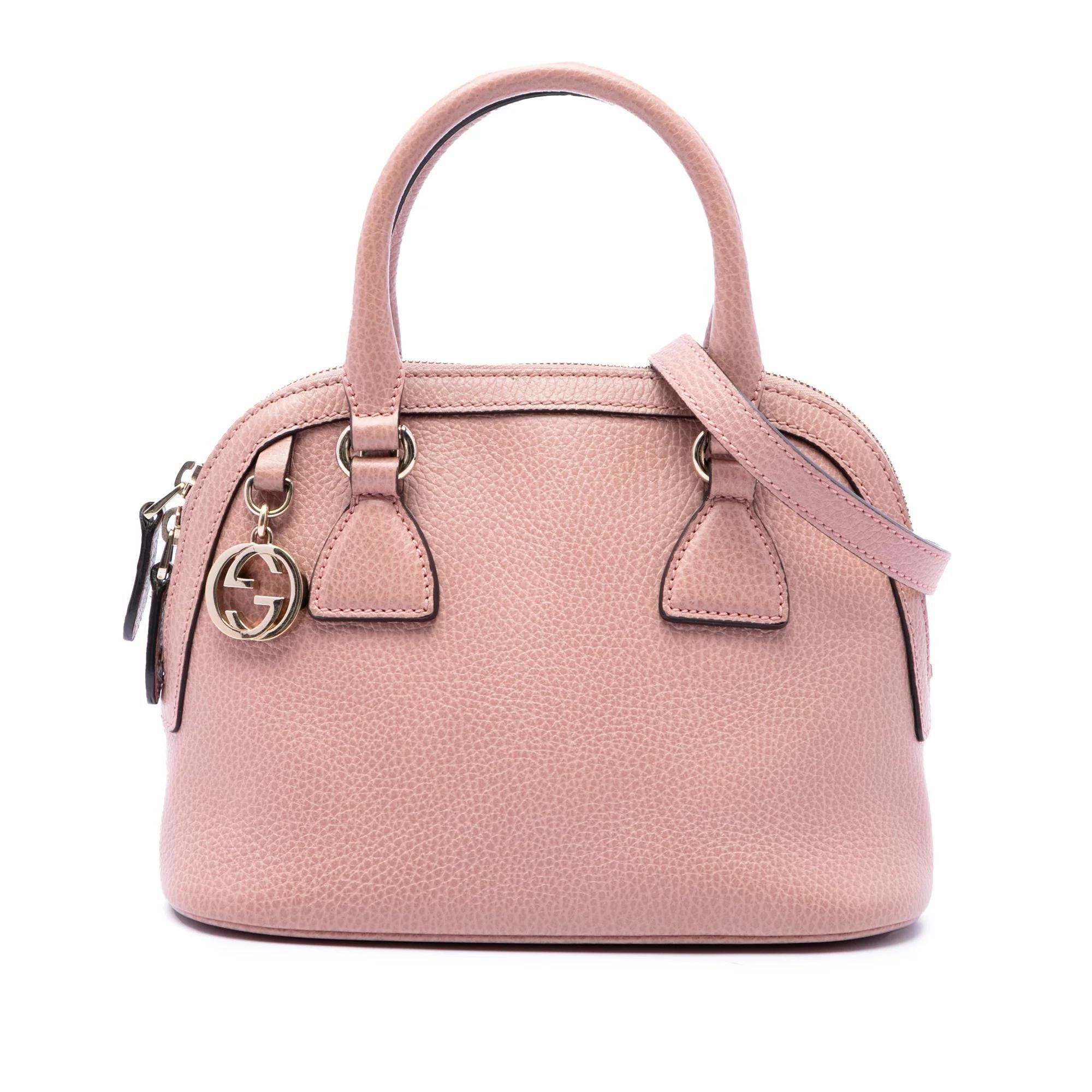 Dôme pony-style calfskin handbag