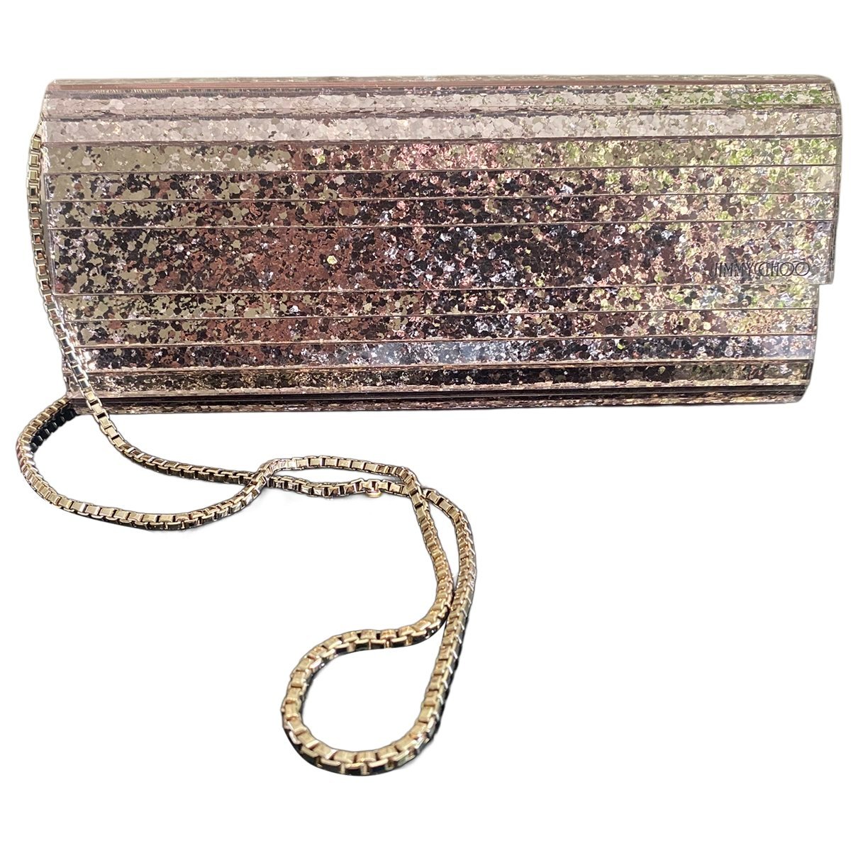 Jimmy Choo Sweetie vinyl clutch bag