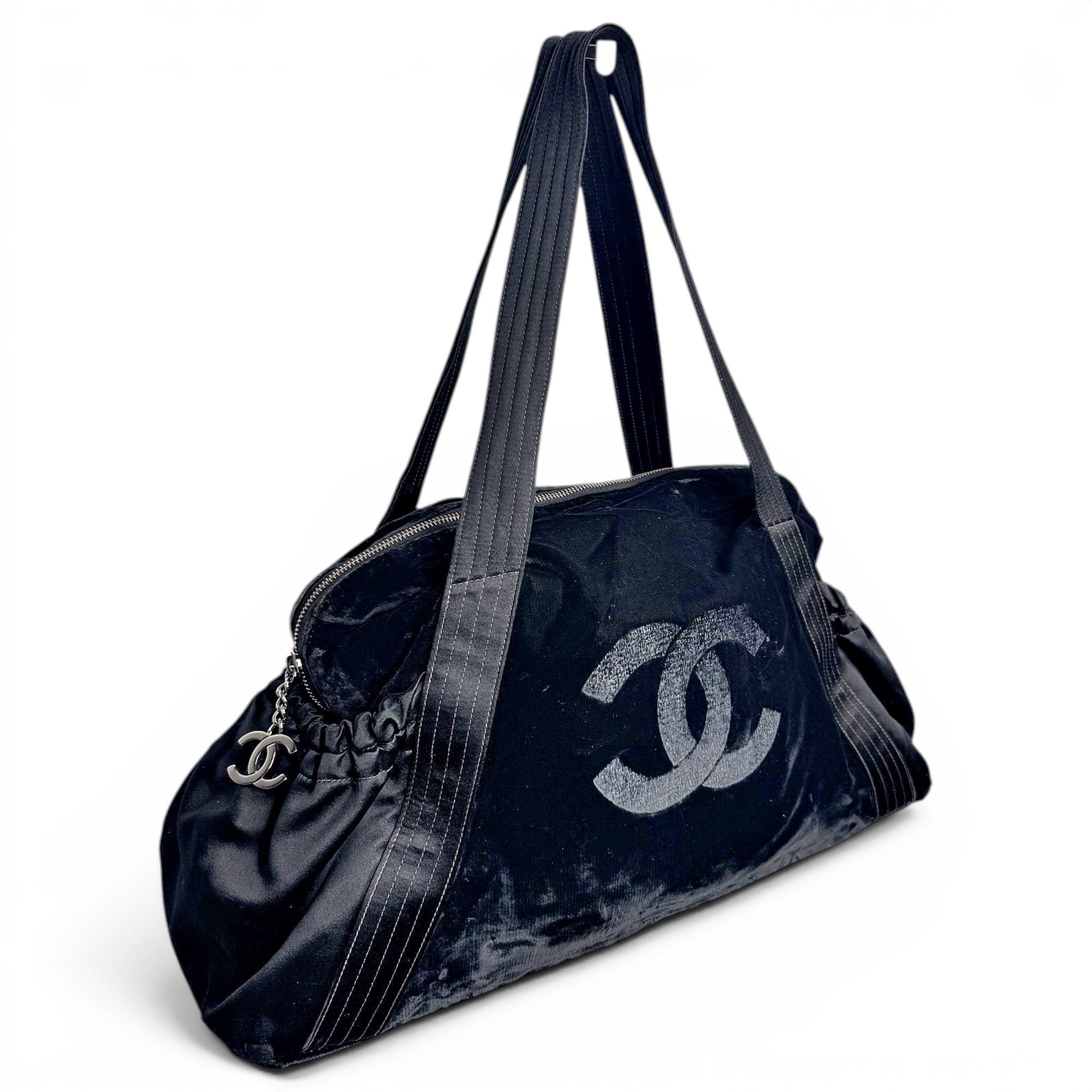 Velvet handbag