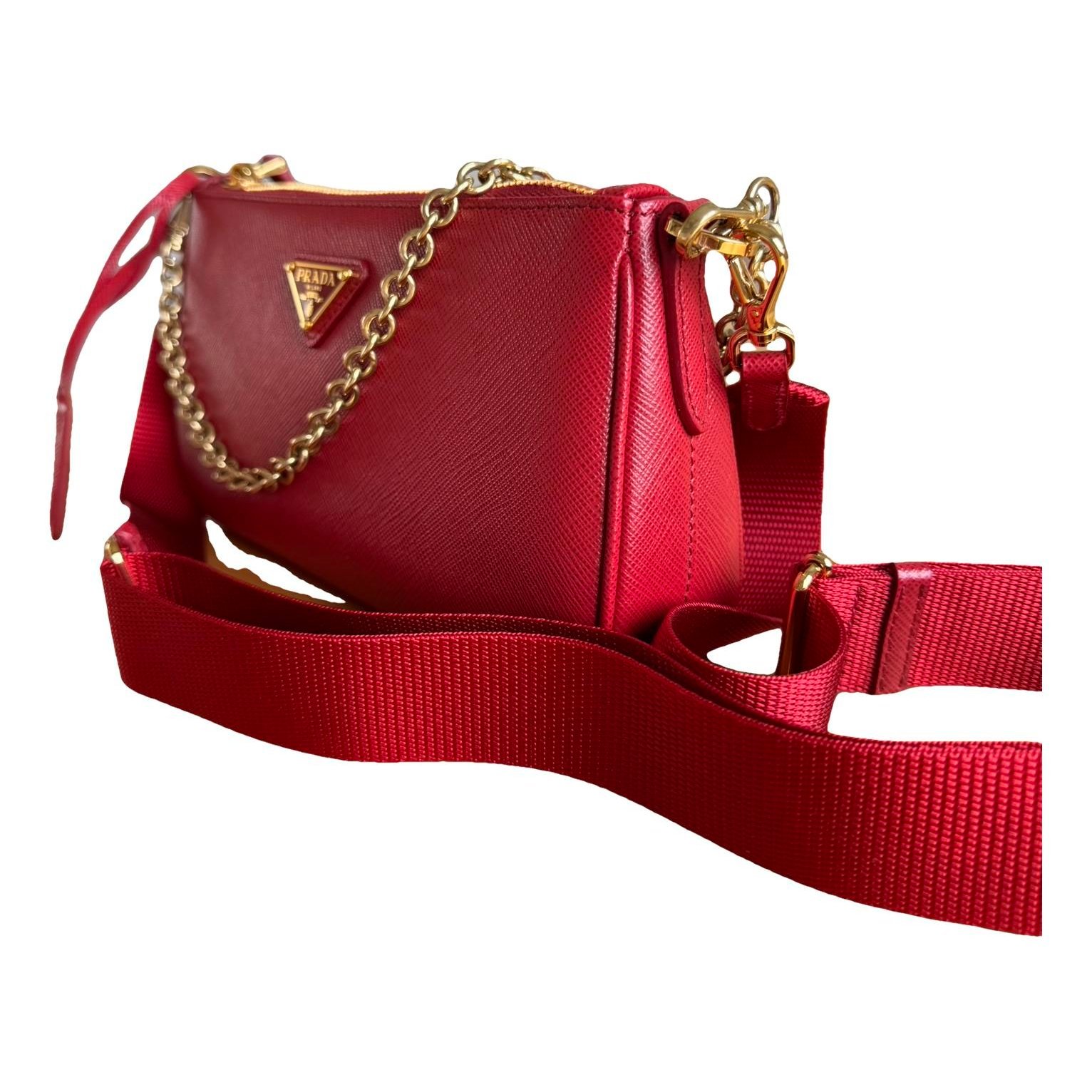 Re-Edition 2000 leather crossbody bag